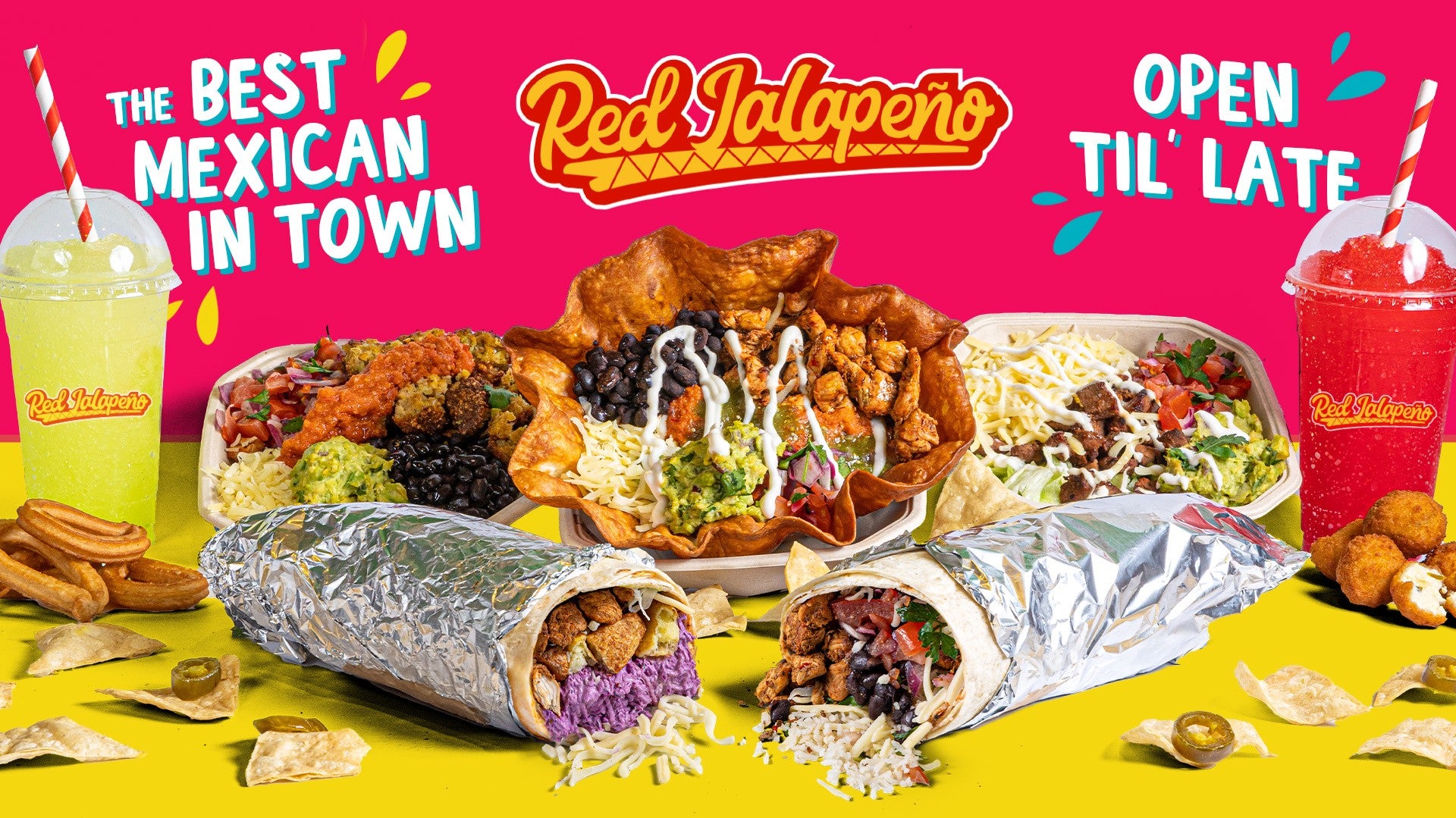 Red Jalape O Burritos Tacos Salads Milton Keynes Center