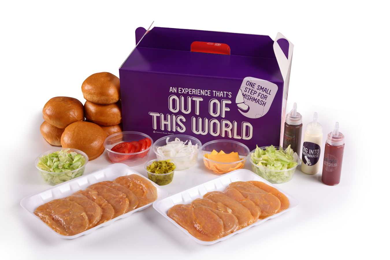 Chicken Burger BBQ Box