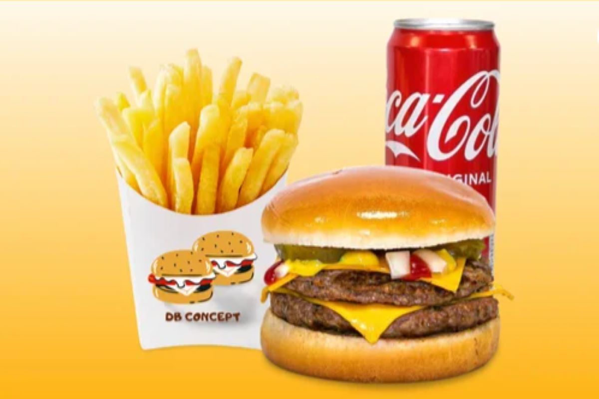 Menu Double Cheese Burger