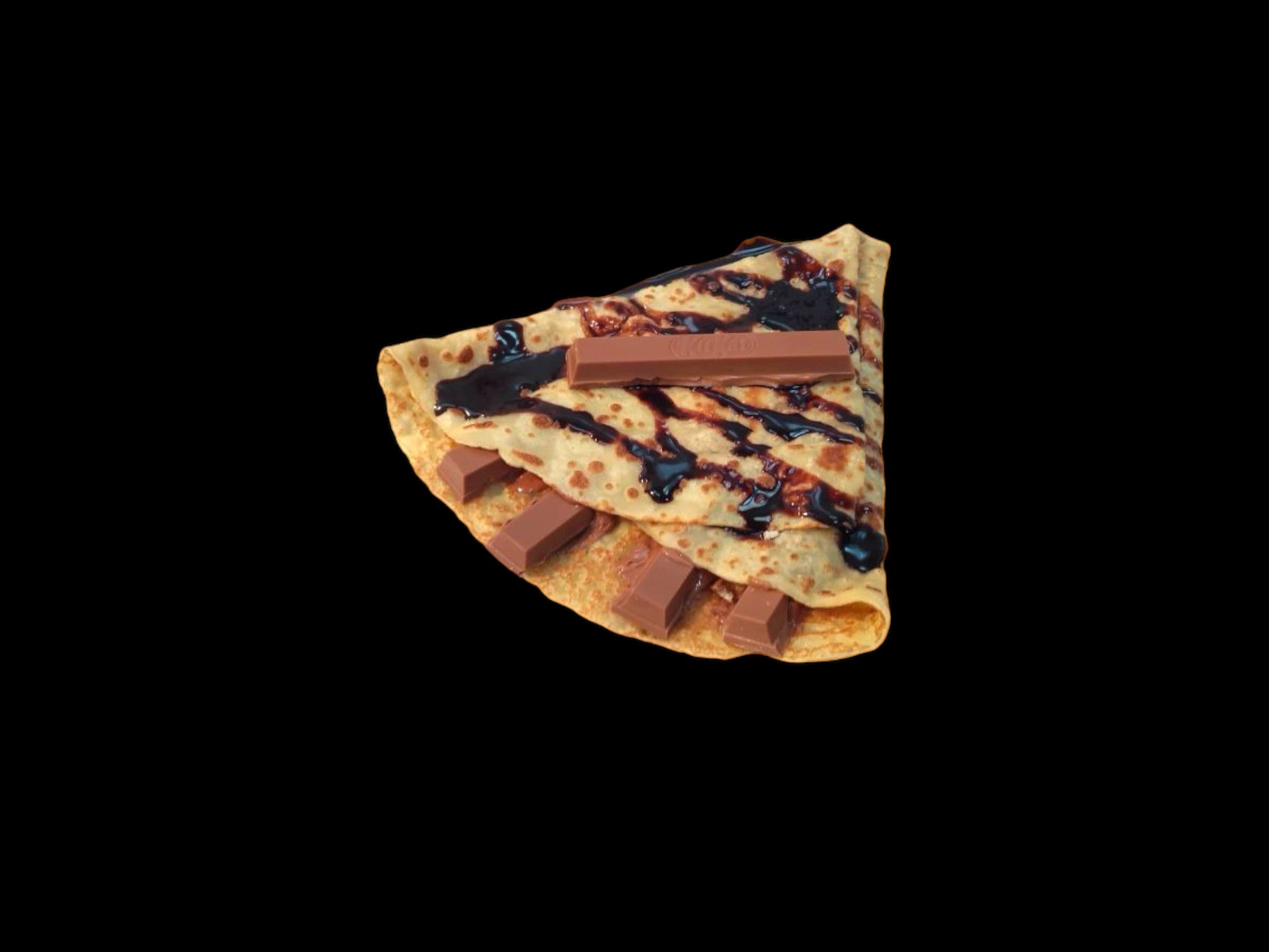 Crêpes chocolat et amandes