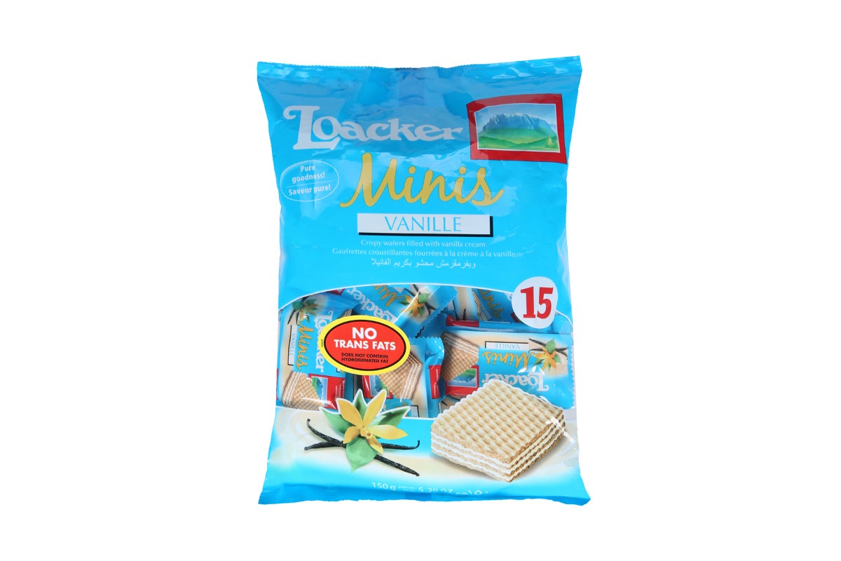 Loacker Minis Vanilla Wafer, 150g