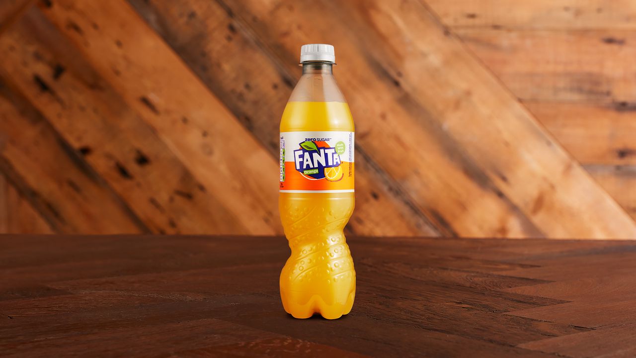 Bottle of Fanta Zero