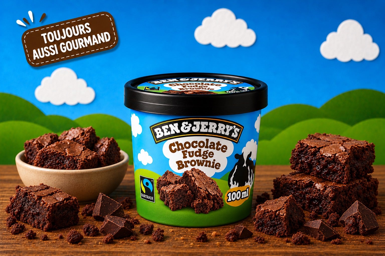 🔵 Chocolat Fudge Brownie 🍪🍫 - 100ml 🍦
