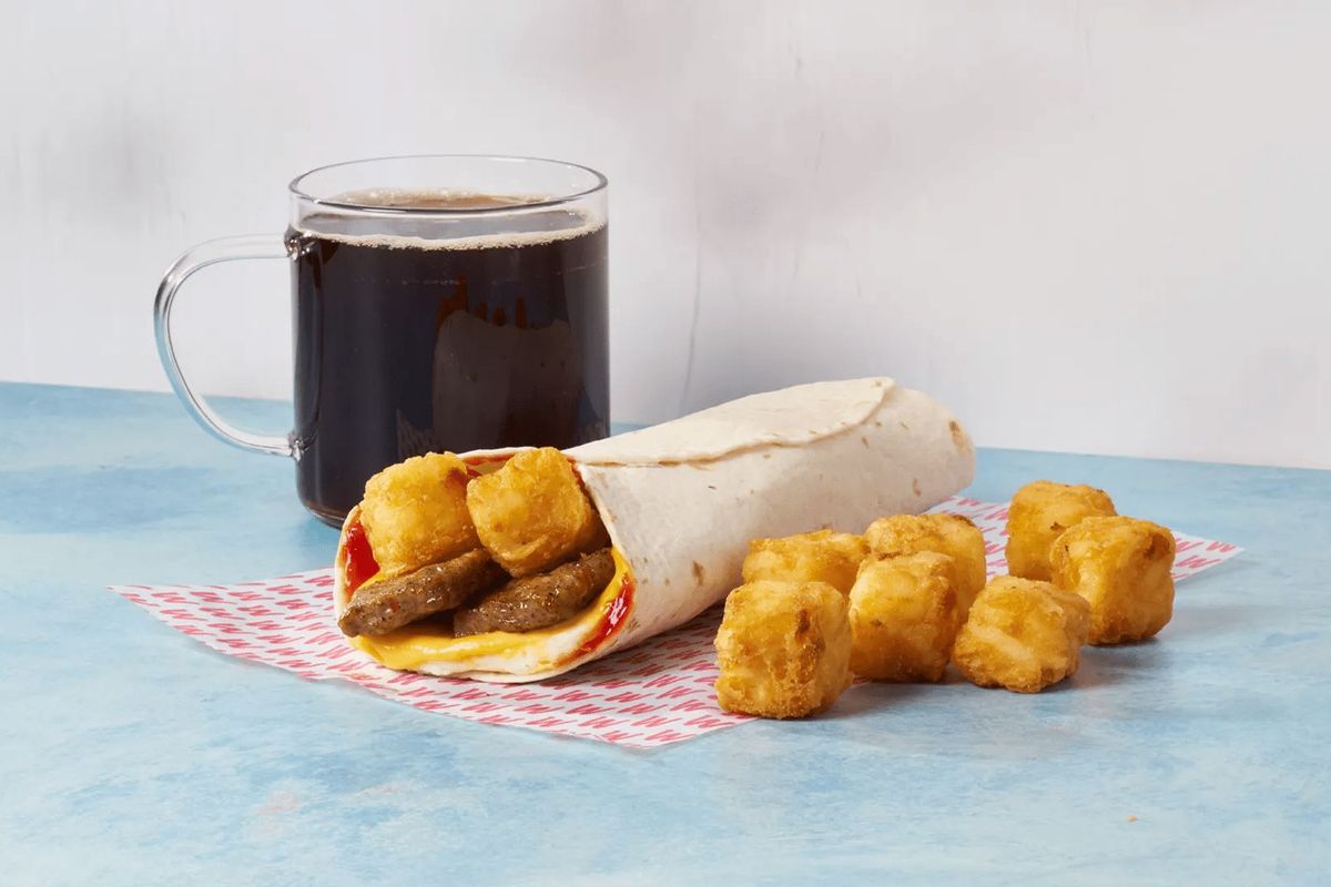 Sausage Egg Cheese Wrap Combo - Large