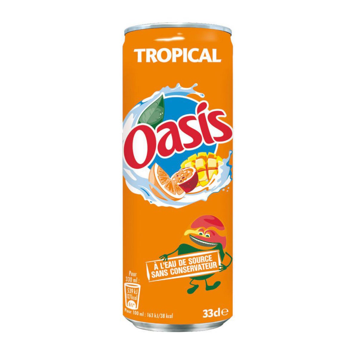 🥤🟠 Oasis tropical 33 cL