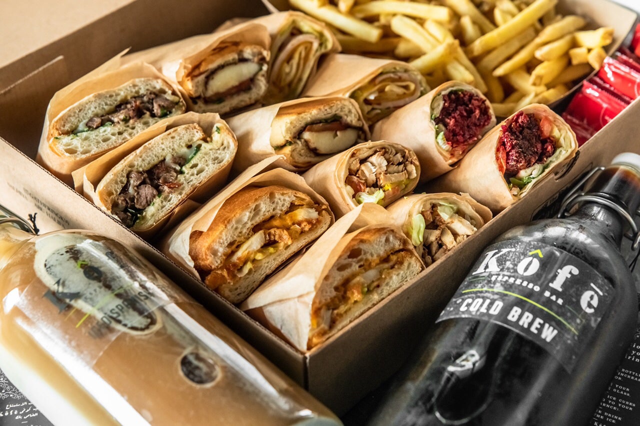 Sandwich and Kôfē Package