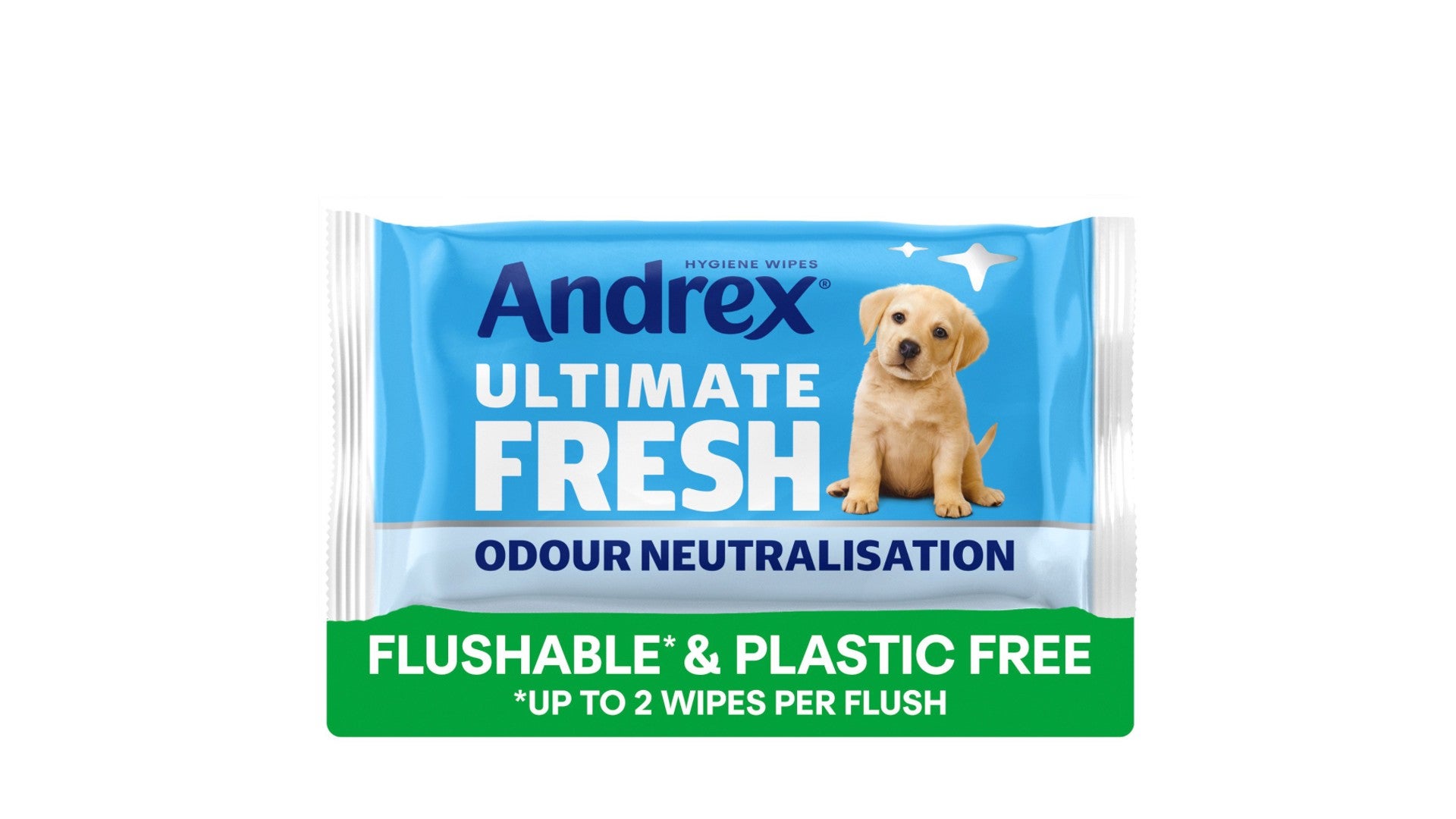 Andrex Classic Clean Flushable Toilet Wipes Single Pack