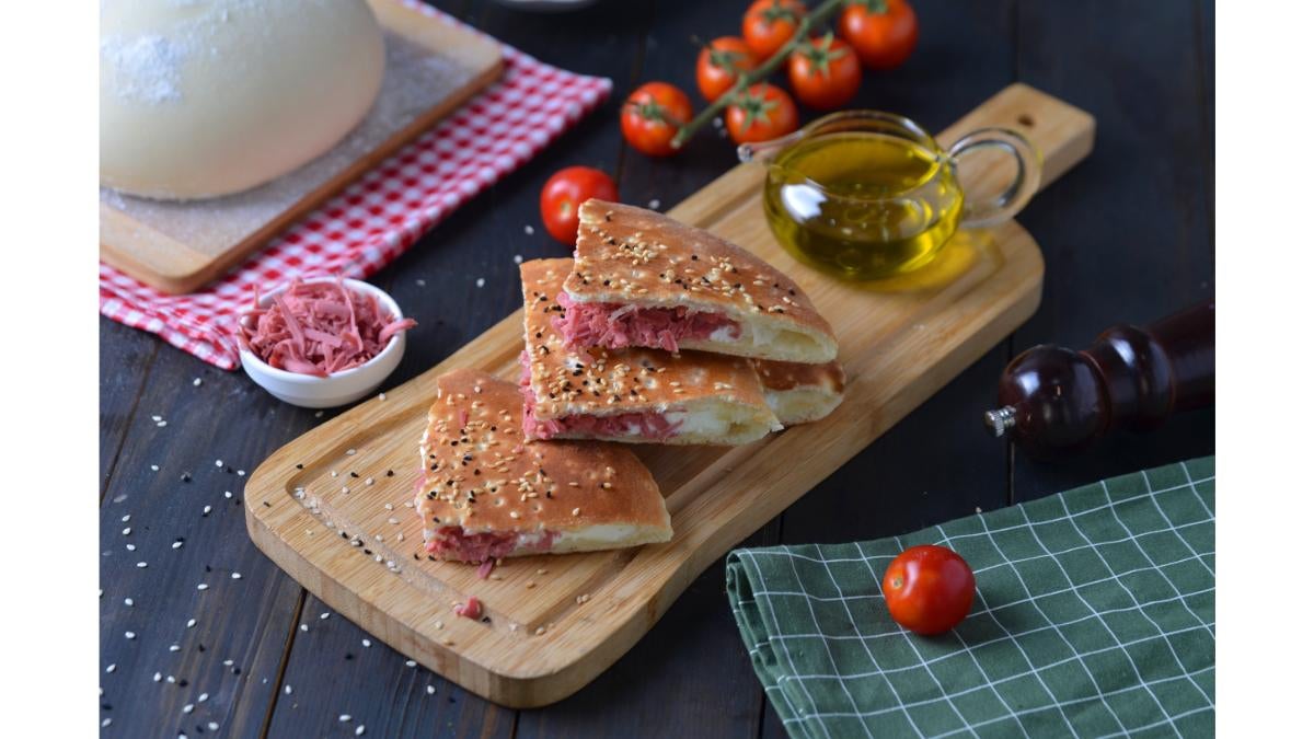 Mortadella With Labneh Shamiyat