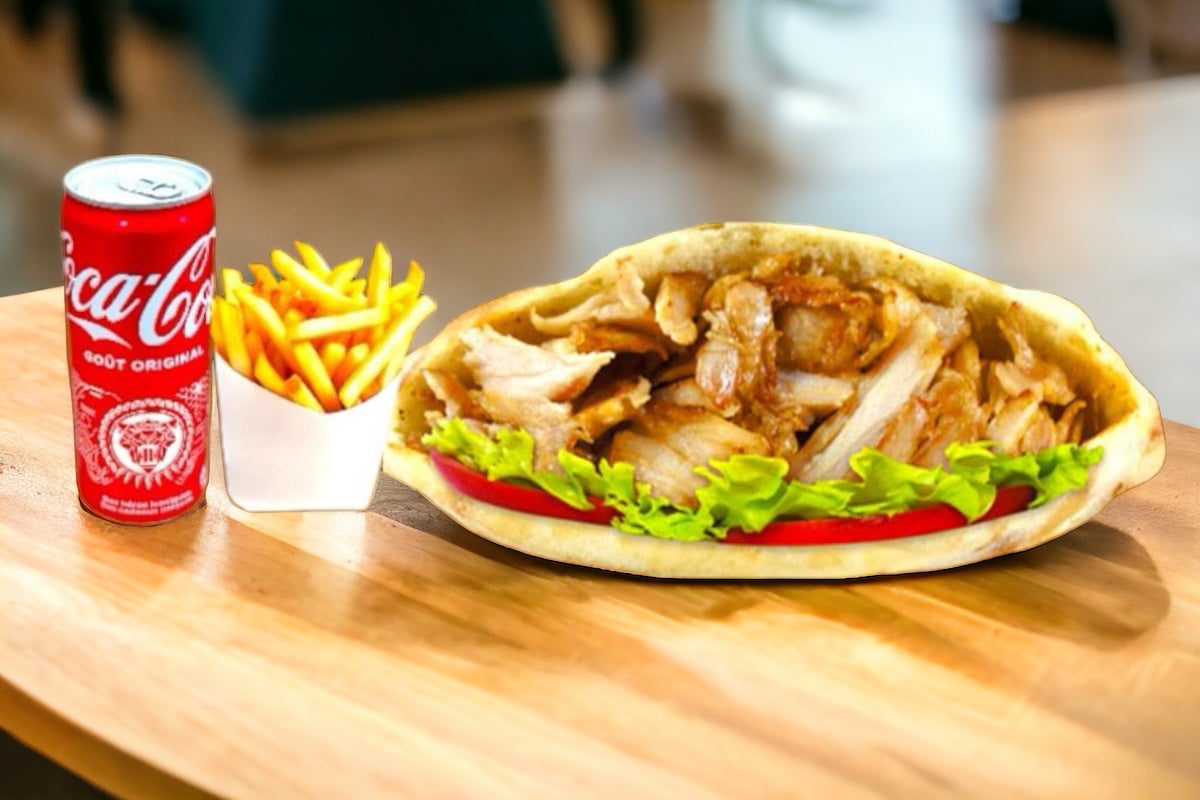 Kebab formule frites + boisson