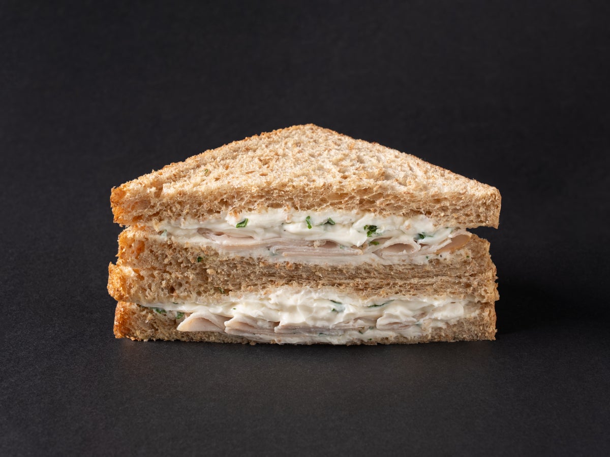 Turkey and Cream Cheese Sandwich