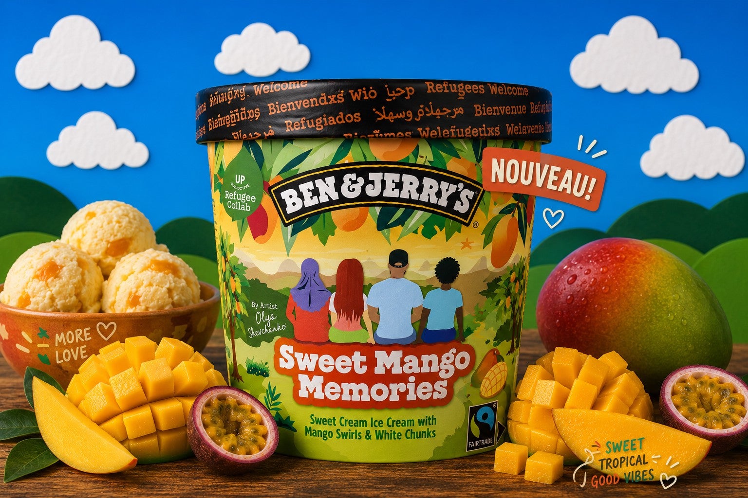 🔵 Sweet Mango Memories 🥭✨ - 465ml 🍦