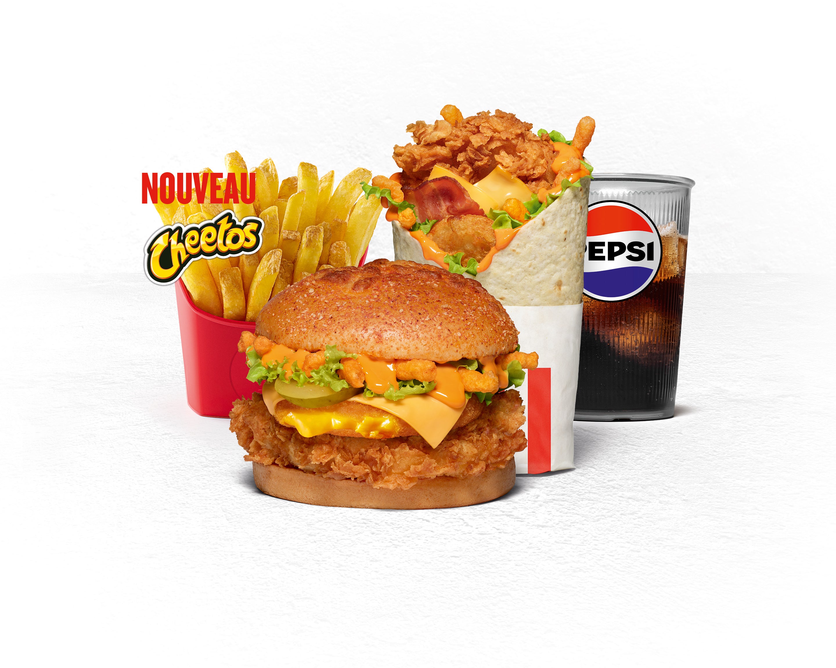 Menu Double Extra Cheddar