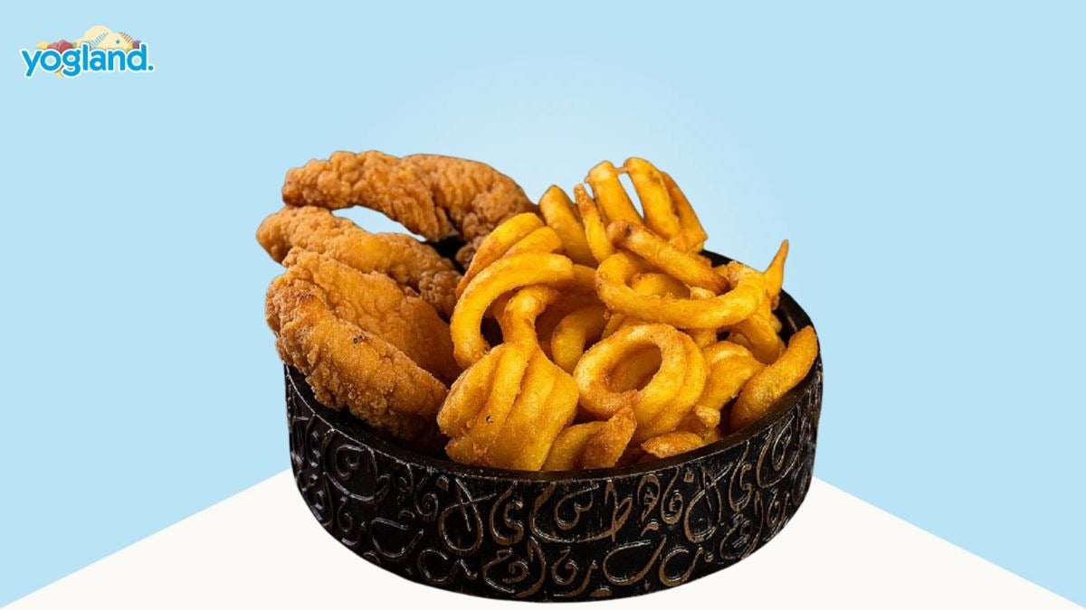 Curly Potato With Strips