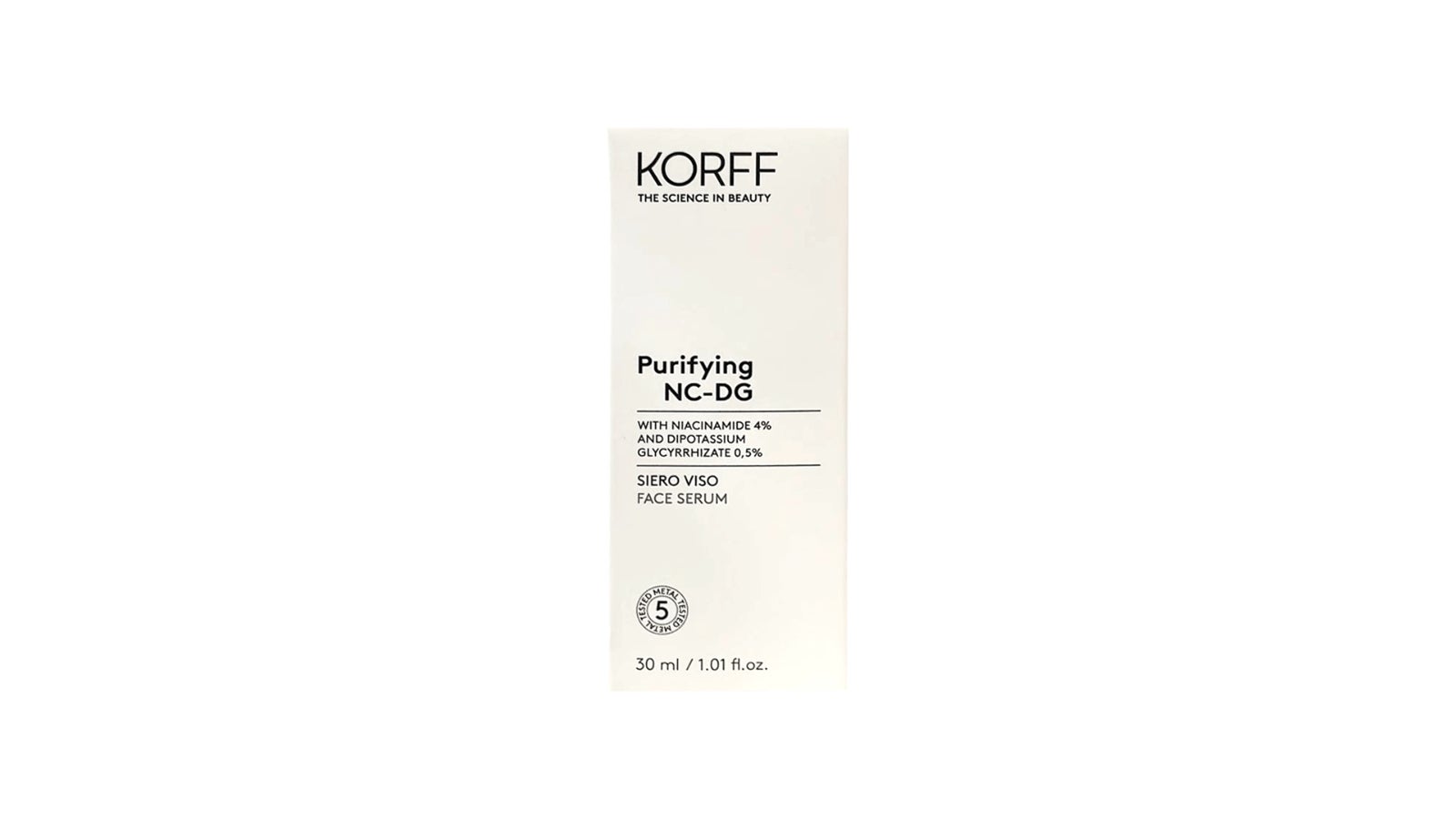 Korff- Purifying NC-DG Face Serum 30ml