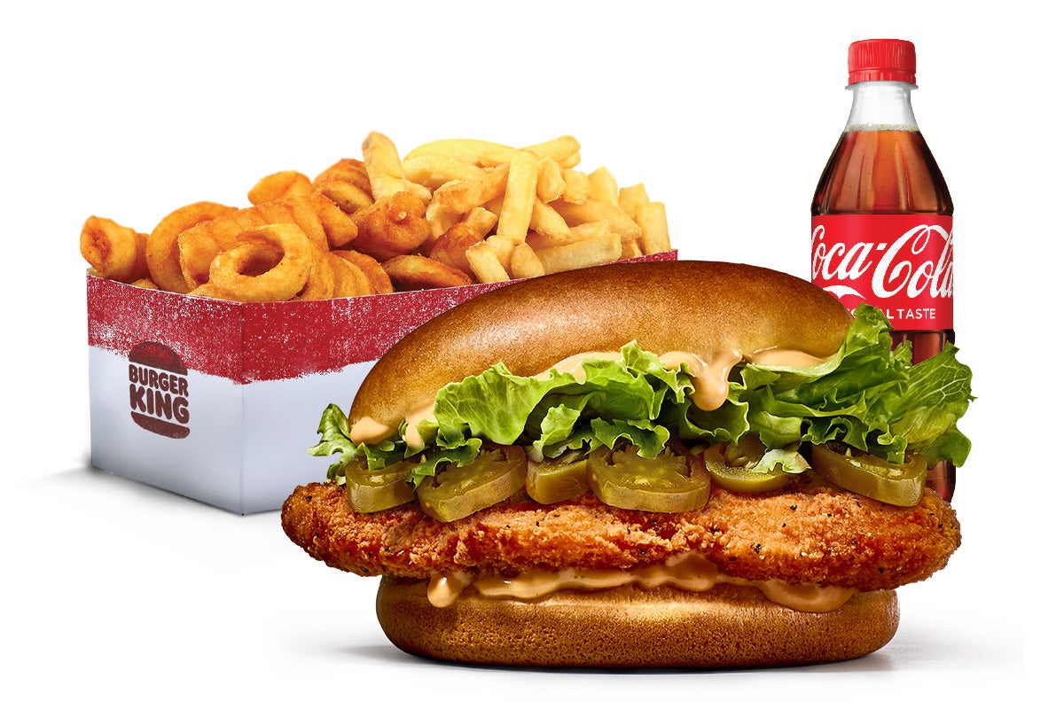 Spicy Crispy Fillet Meal - Super King