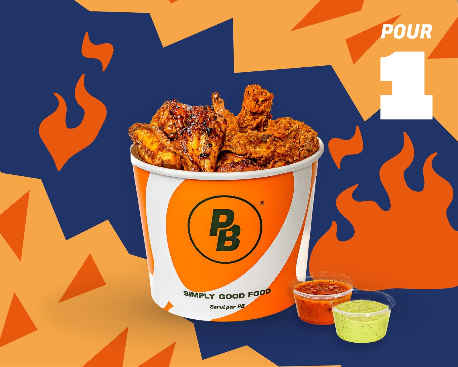 Bucket Solo 10 Wings Mix
