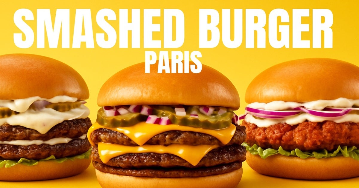 SMASHED BURGER PARIS - Paris 14ème - Porte de Vanves livre depuis Paris ...