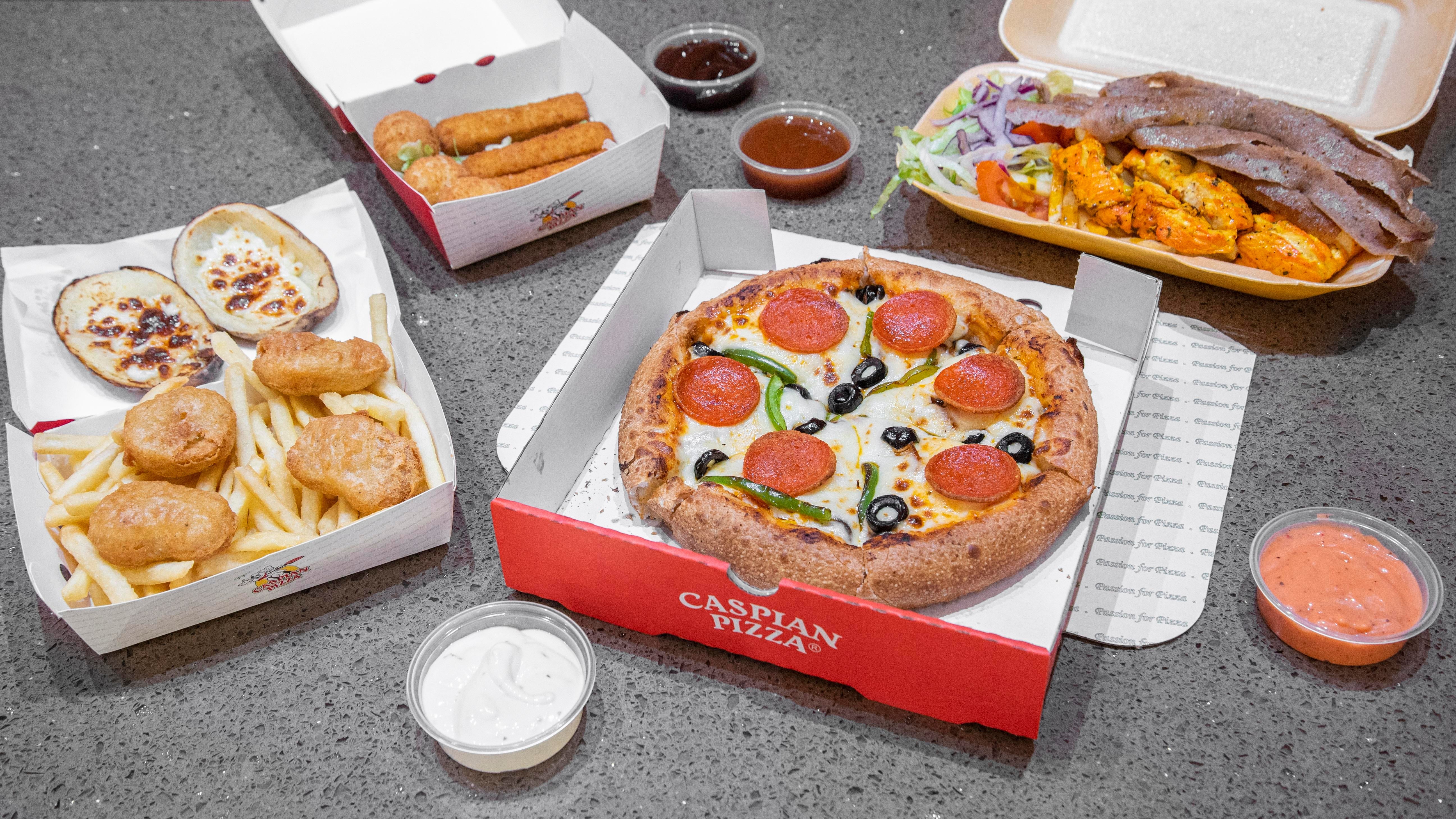 Caspian Pizza delivery from Birmingham City Centre Order with Deliveroo