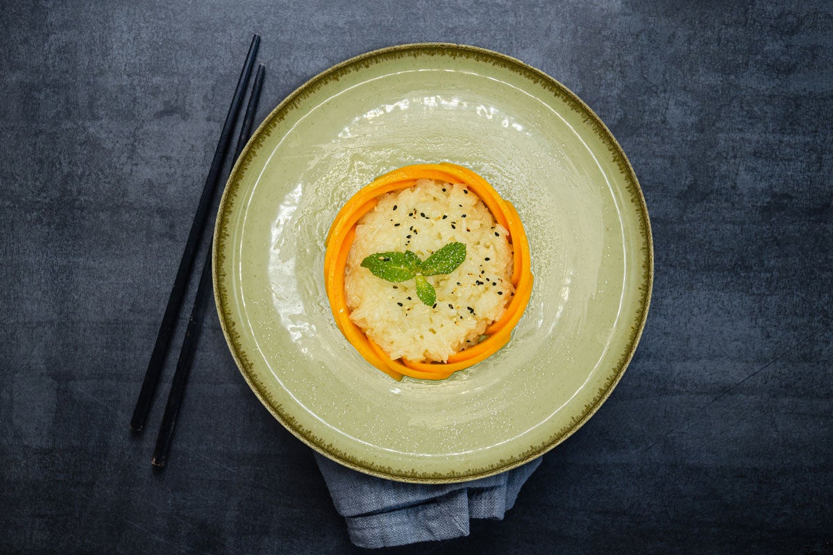 Sticky rice mango