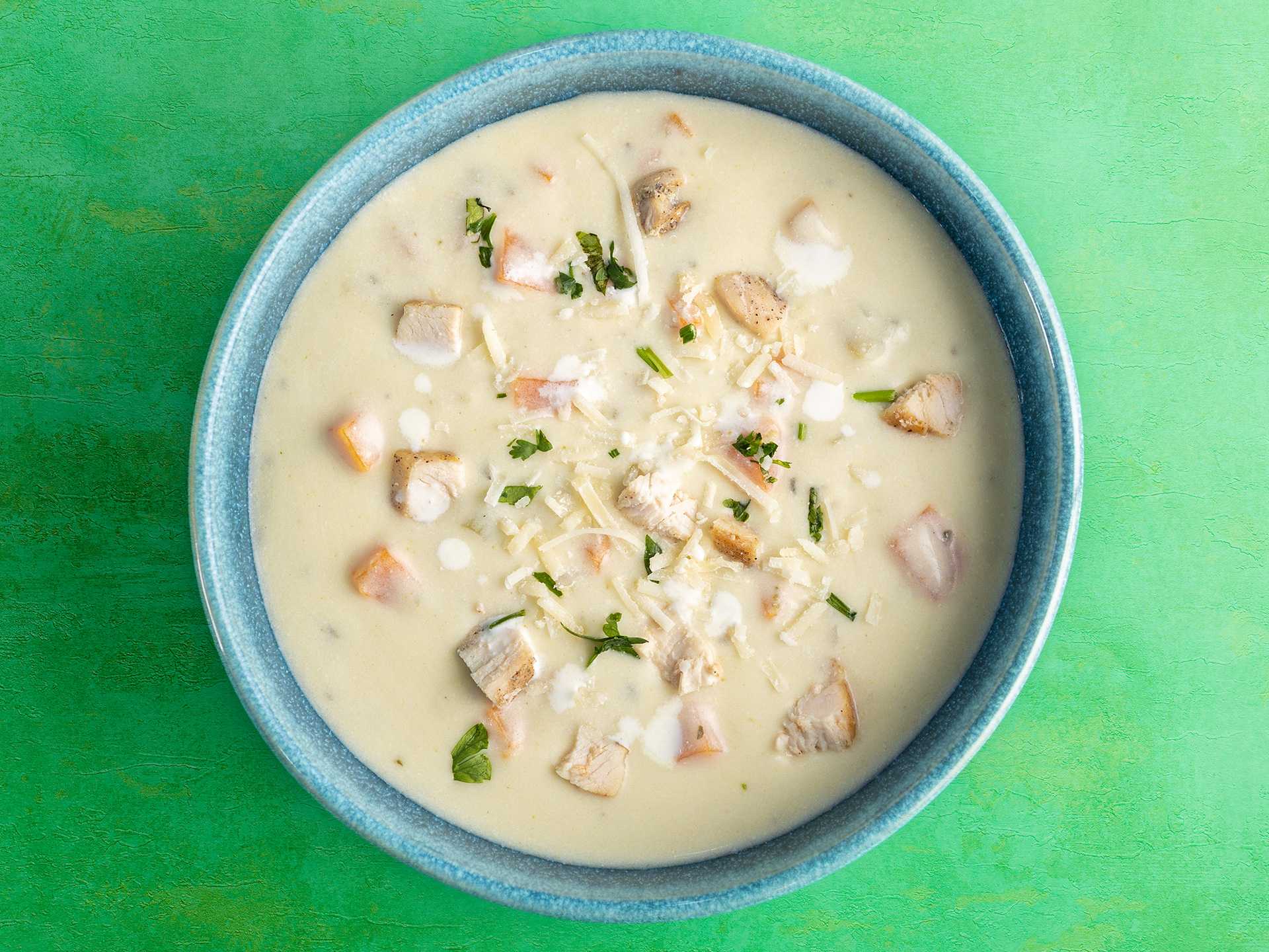 Alfredo Chicken Soup