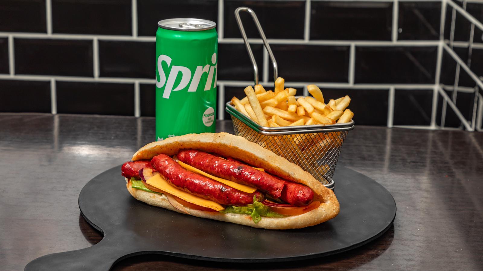 Menu Sandwich Merguez