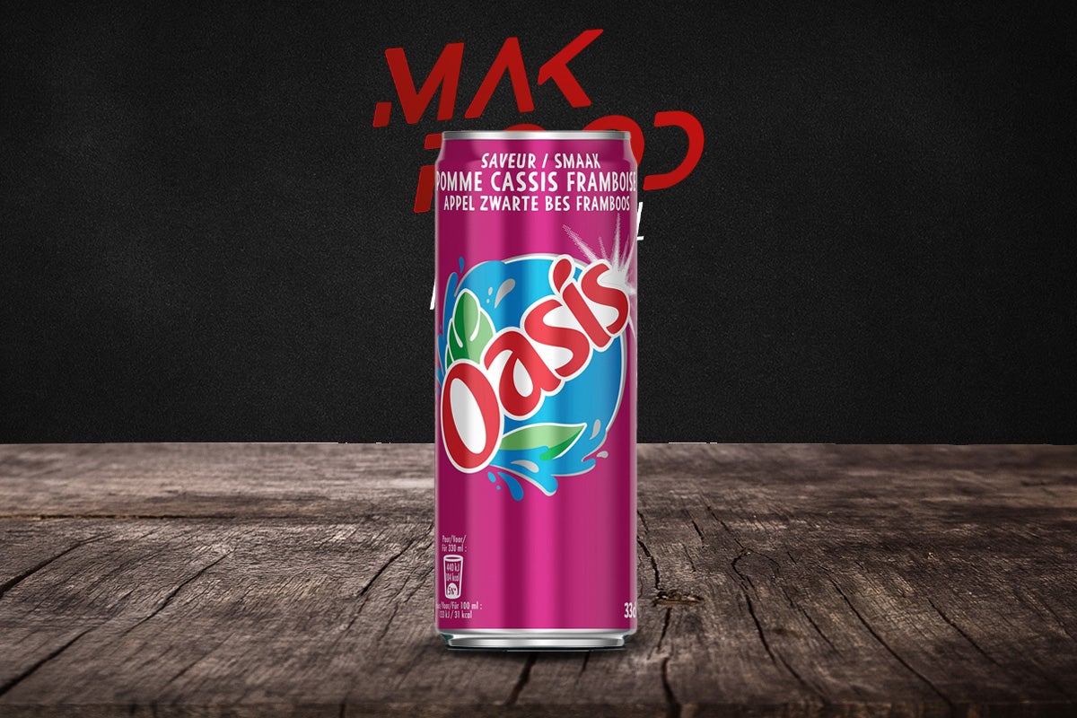 💚 OASIS POMME-CASSIS FRAMBOISE 33CL