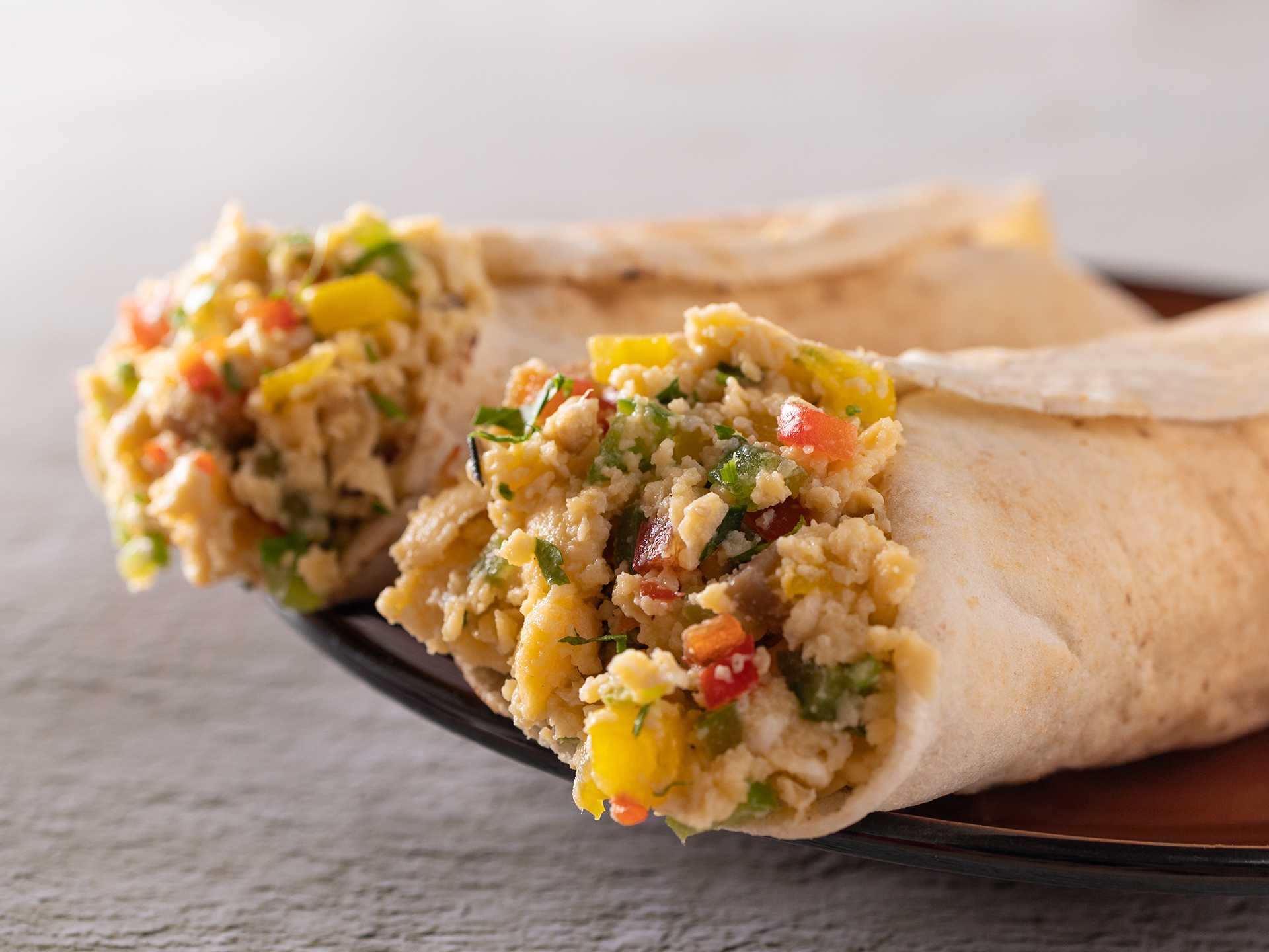 Scrambled Egg Vegetarian Sandwich