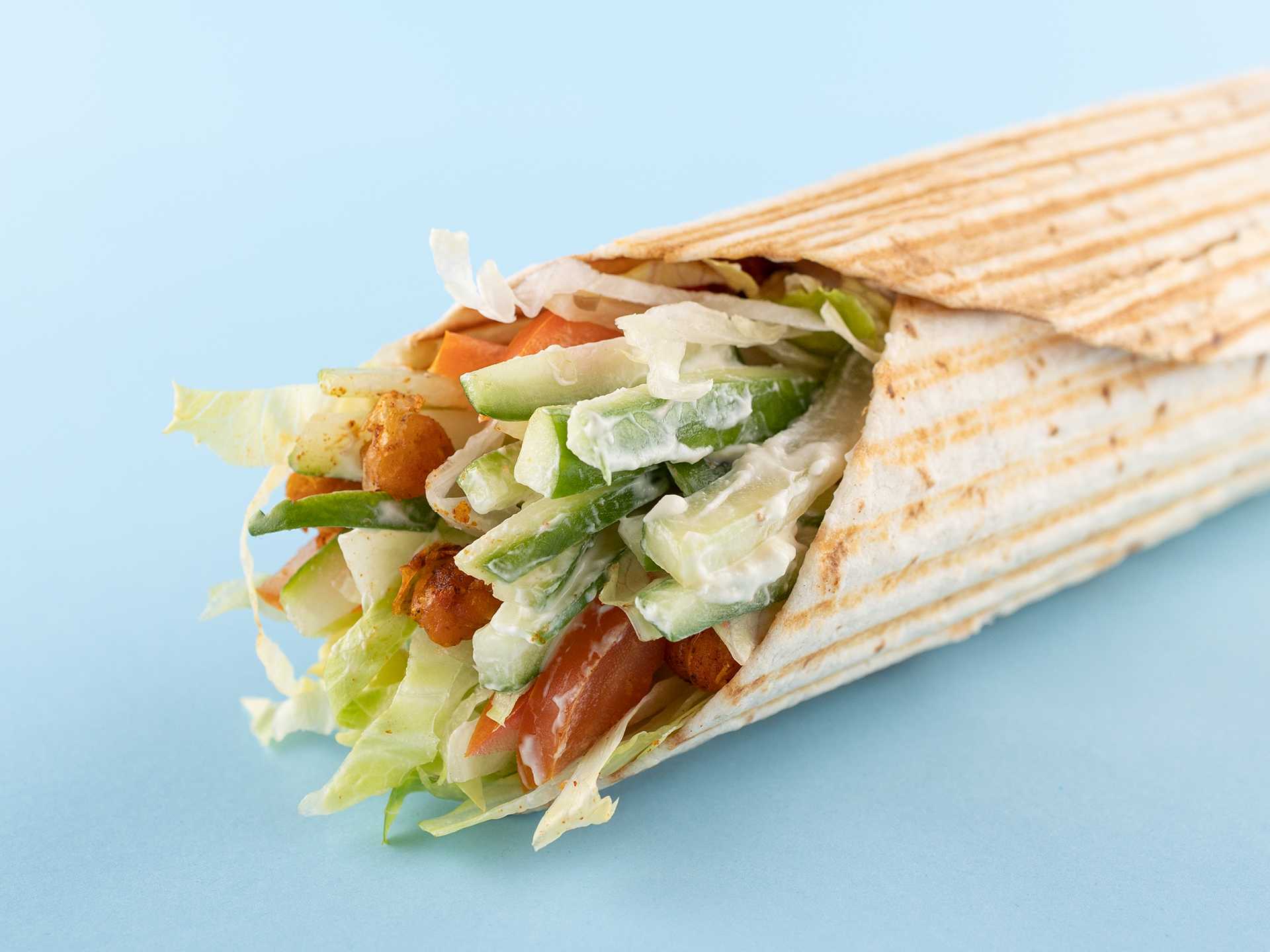 Roasted Chickpea Wrap