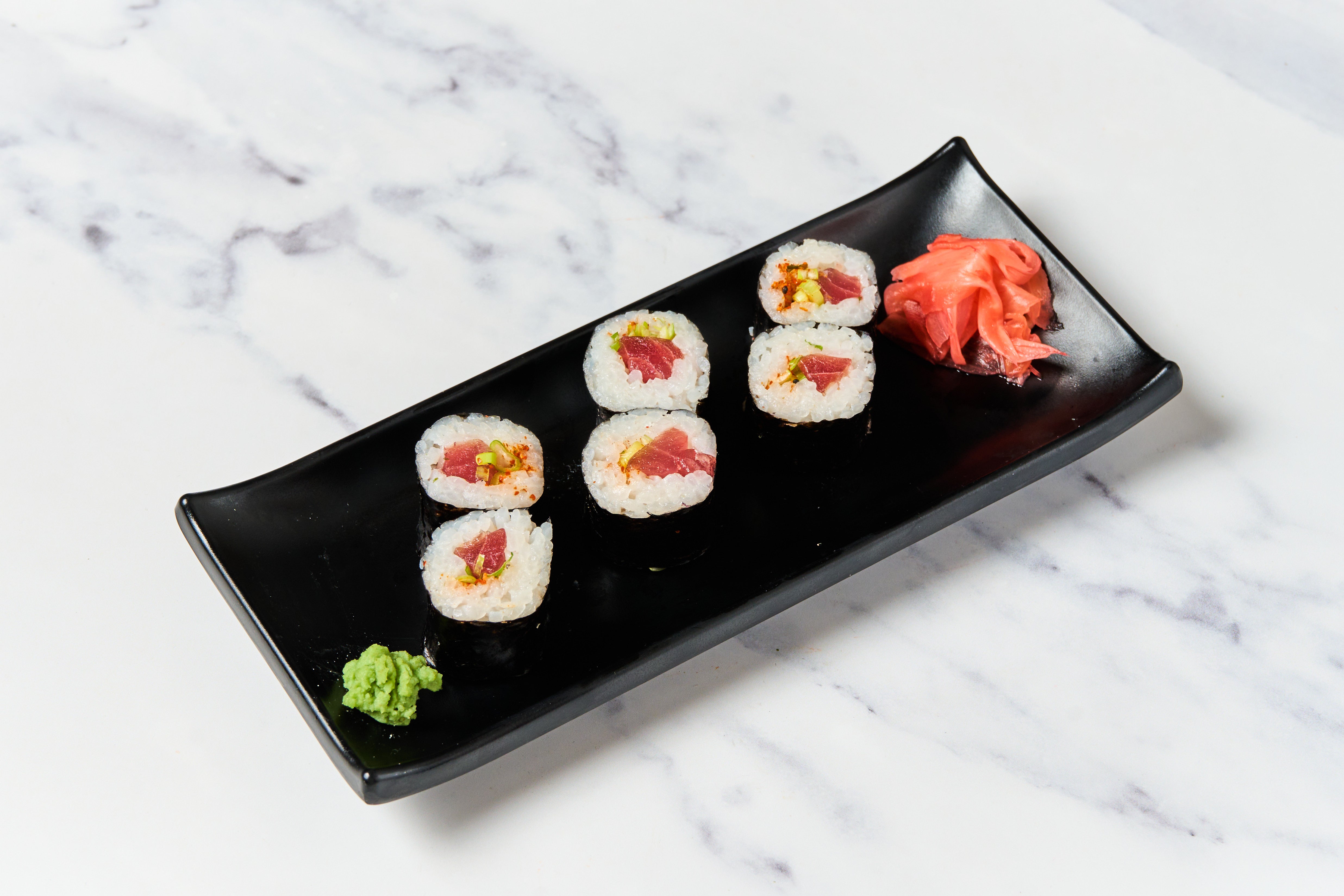 Maki, thon épicé ciboulette