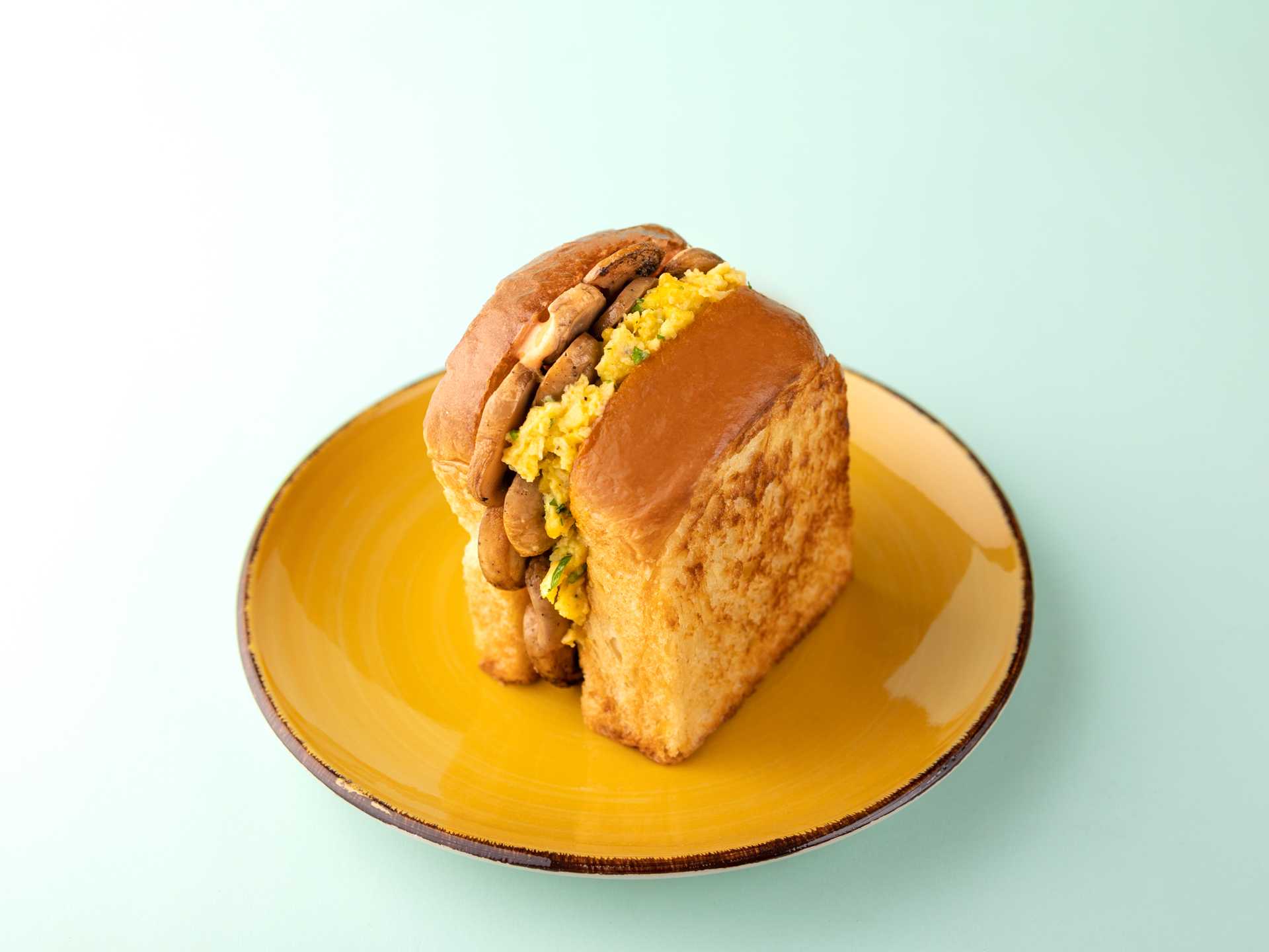 Mushroom Egg Sandwich
