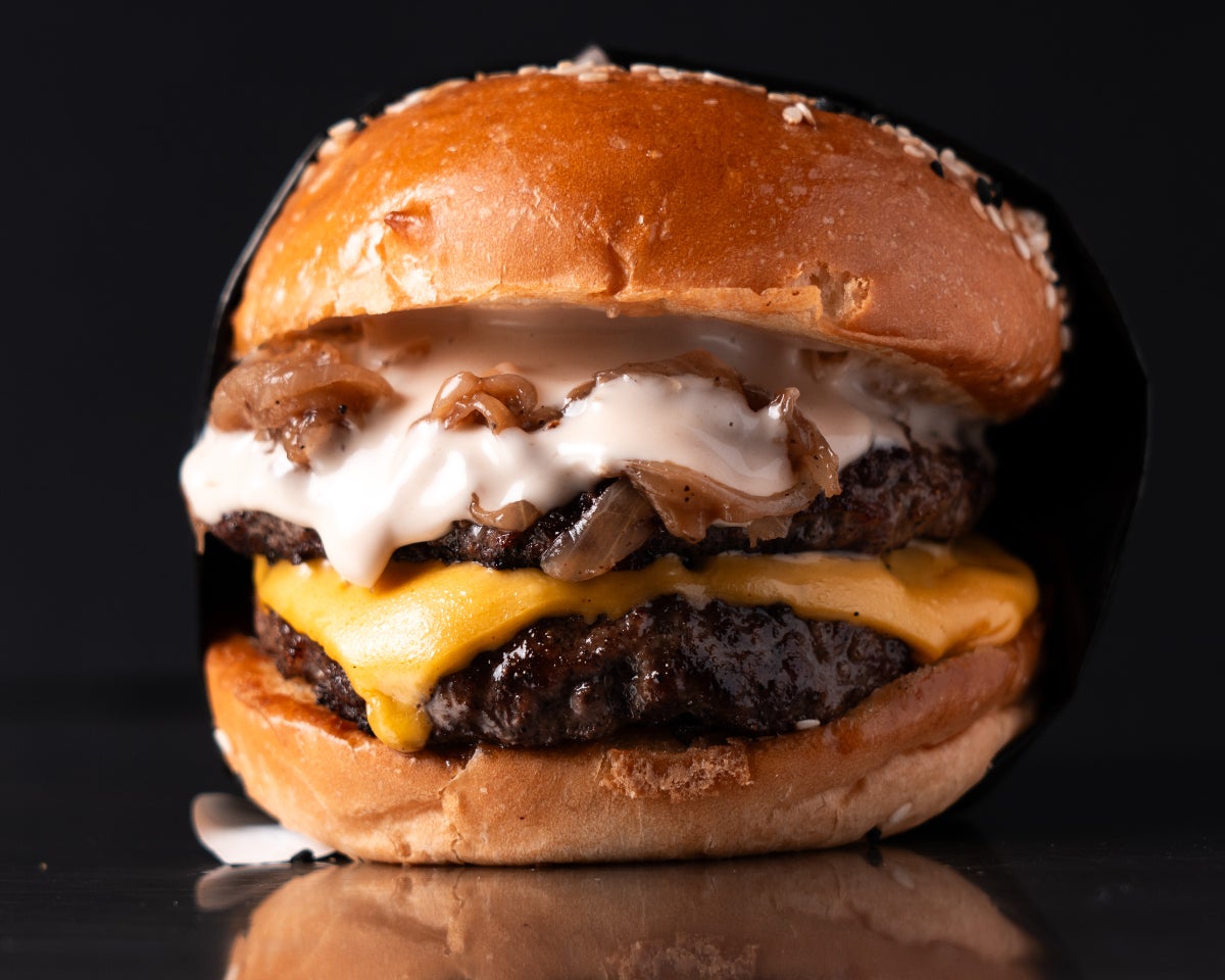 Double Caramelized Onion Burger