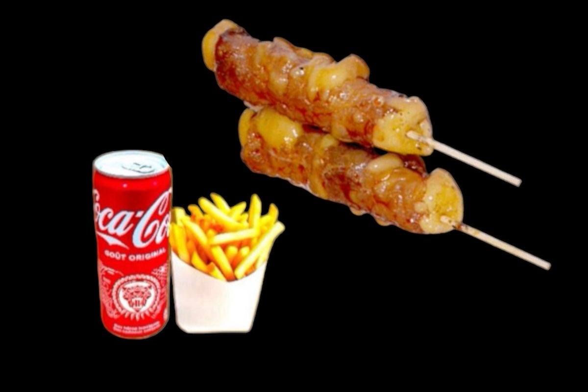 Menu Brochette de bœuf fromage
