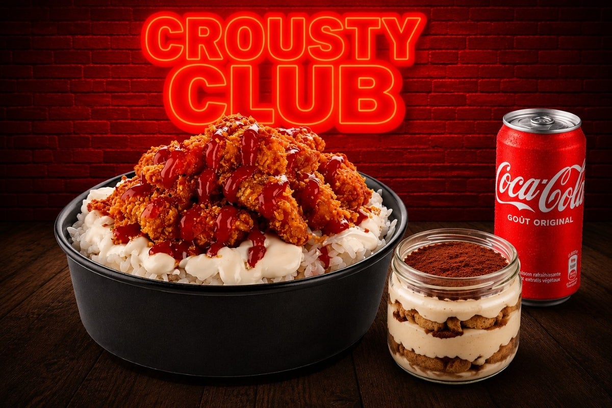 Menu Club XL - Crousty ! (🍗 + 🍰+🥤)