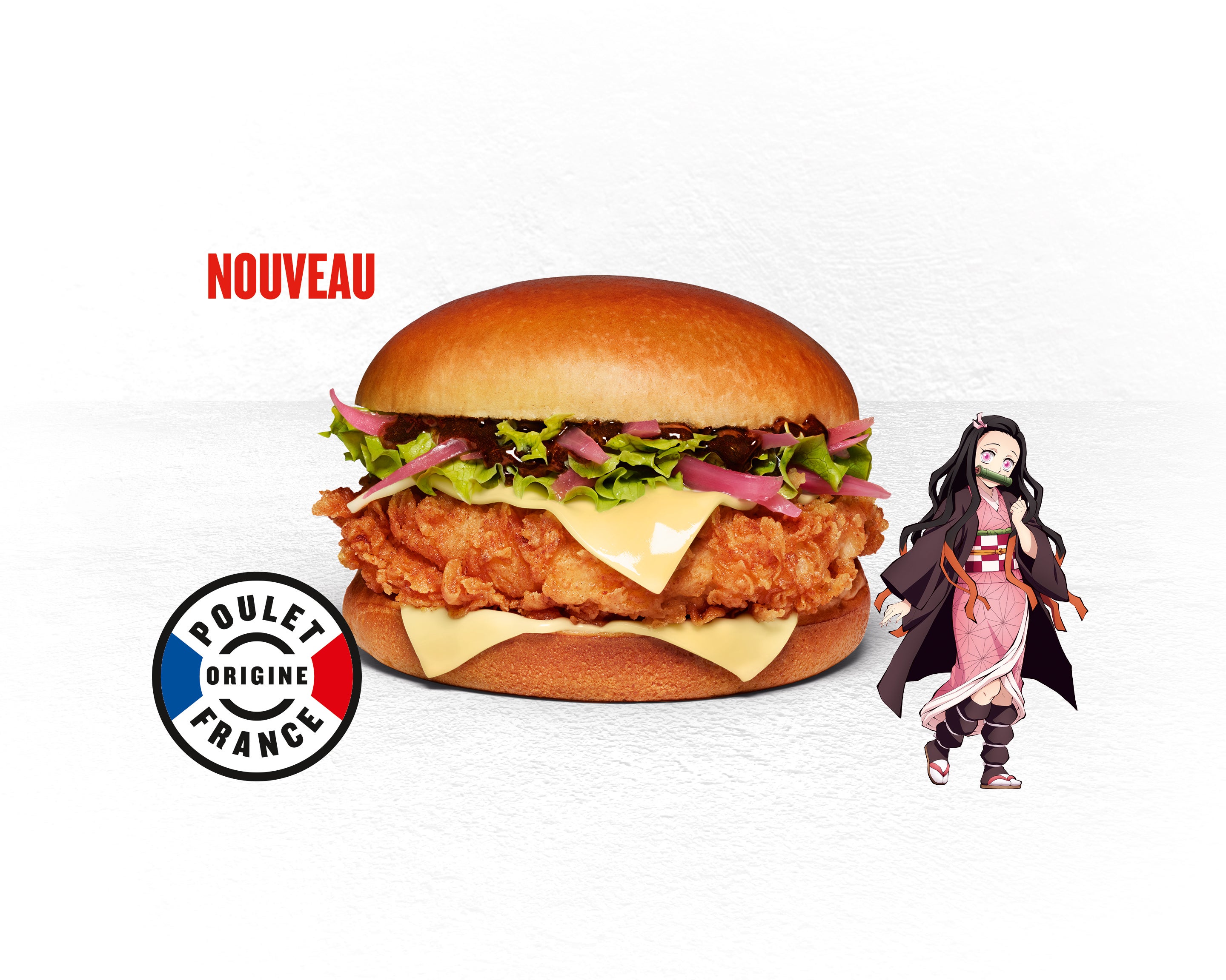 BURGER NEZUKO CRISPY TERIYAKI ORIGINAL​