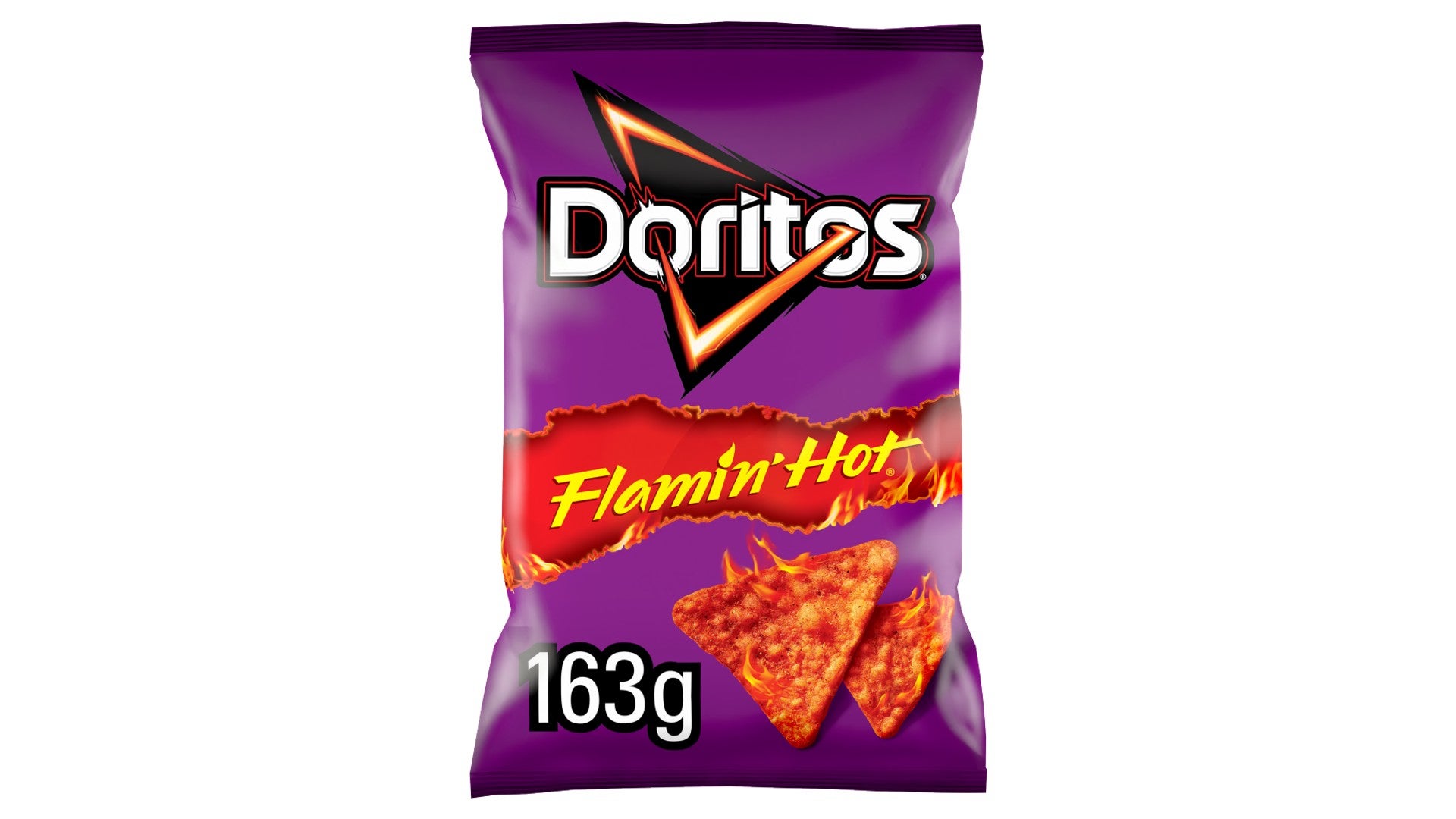 Doritos Extra Flamin' Hot Sharing Bag Crisps 163g