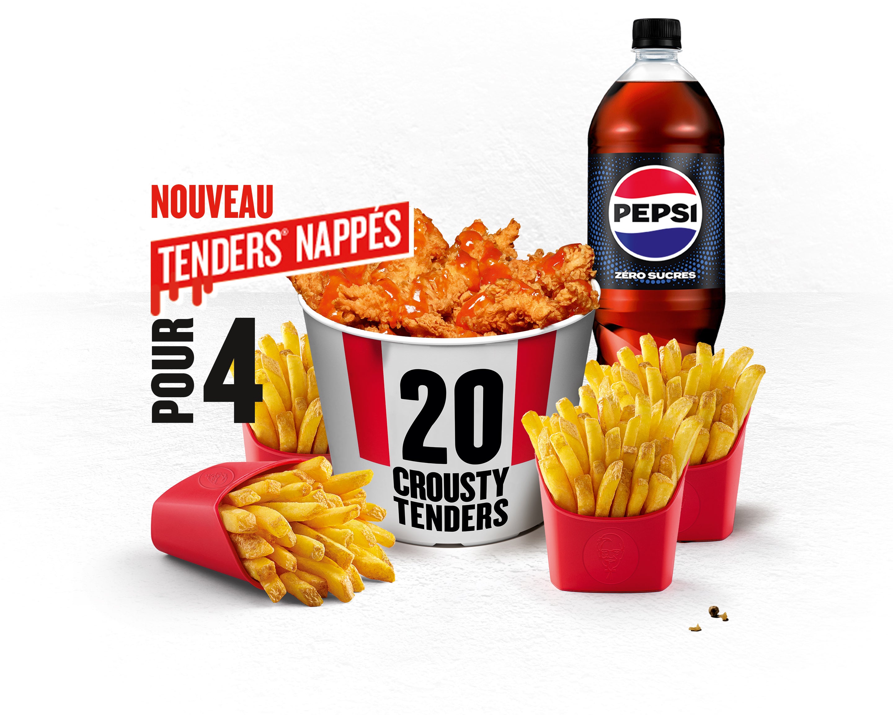 Menu Bucket Saucy Tenders® 20