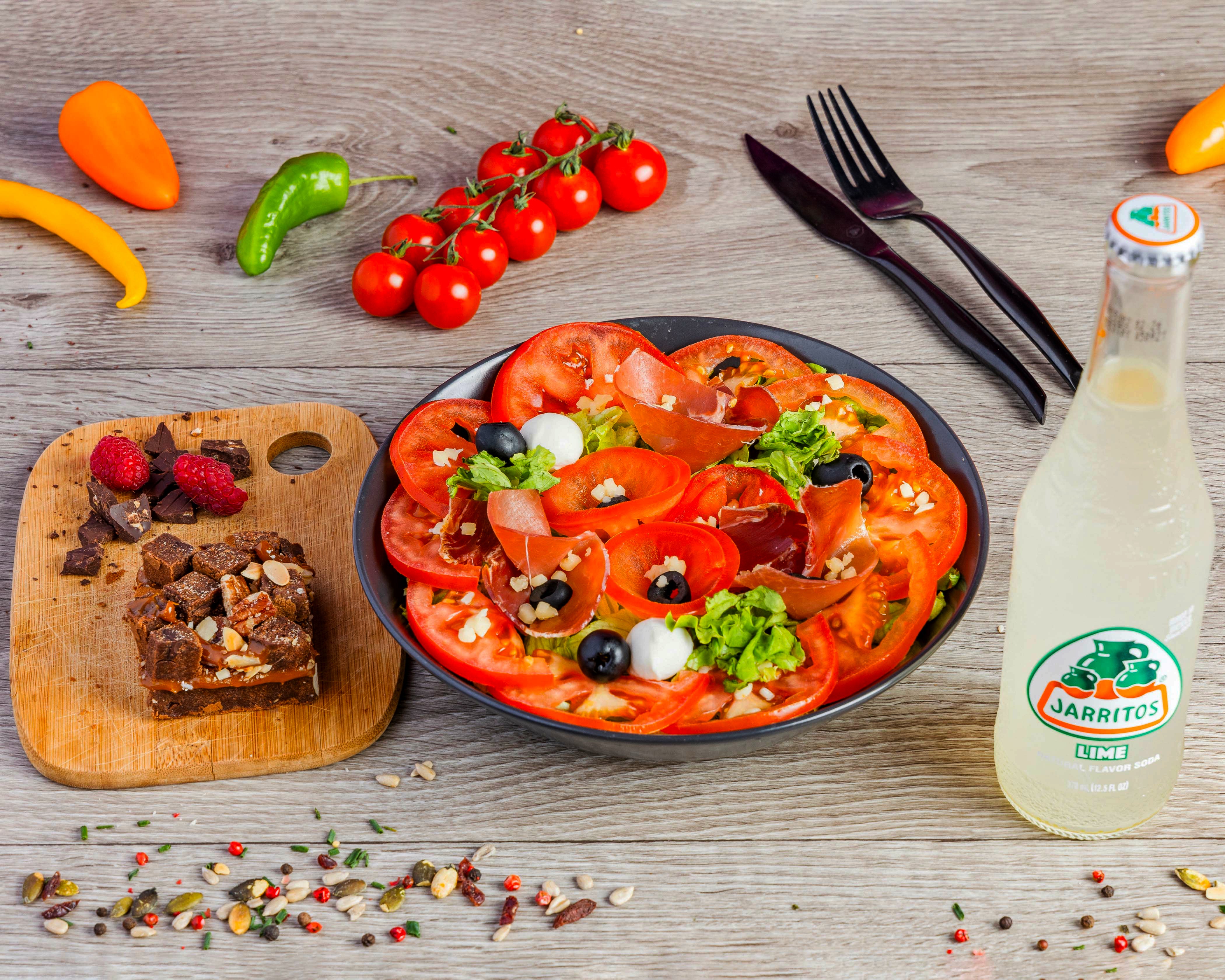 🥗🍟🍺 Formule Salade composée + Dessert + Boisson