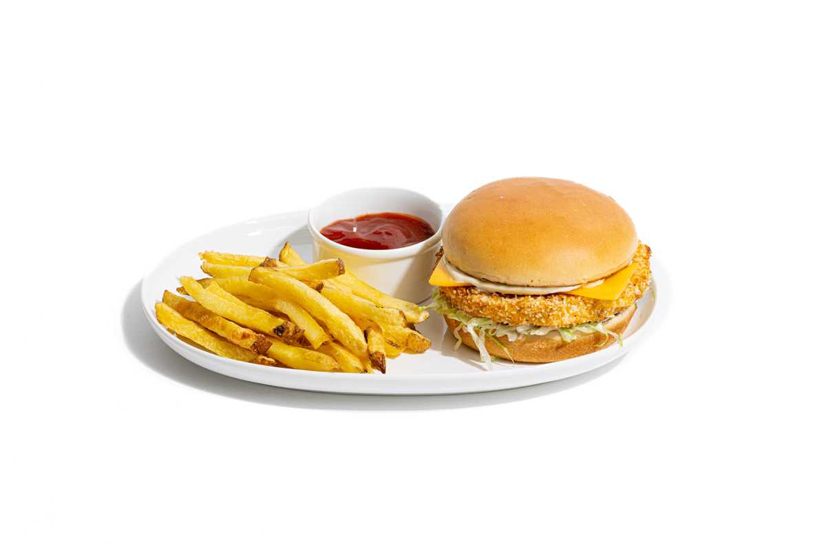 airBaked™ Chicken Burger with Fries