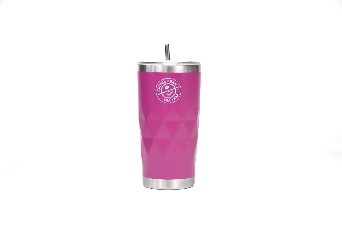 Rhombic Thermos - Dark Pink (20oz)
