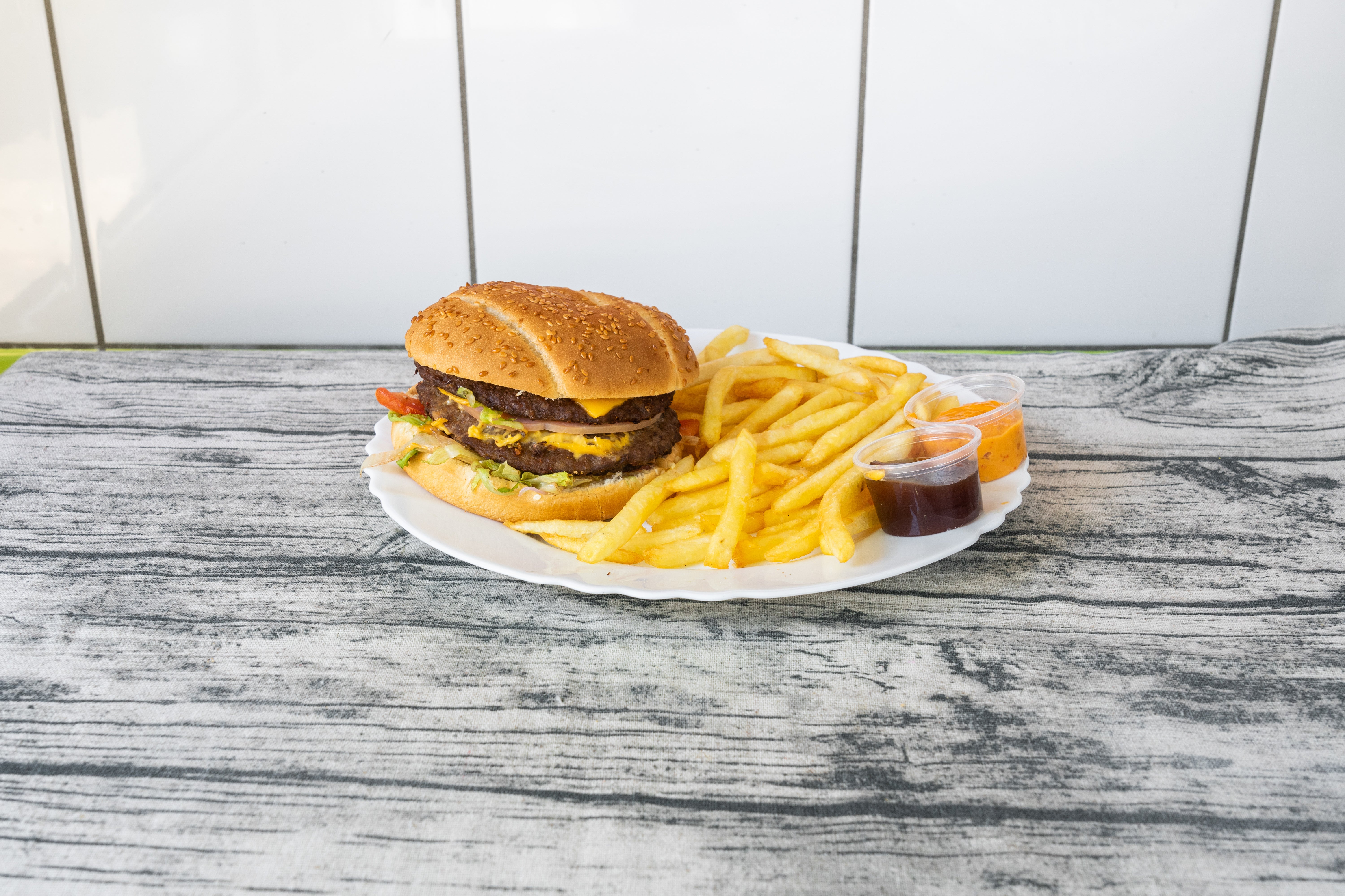 Menu bacon burger