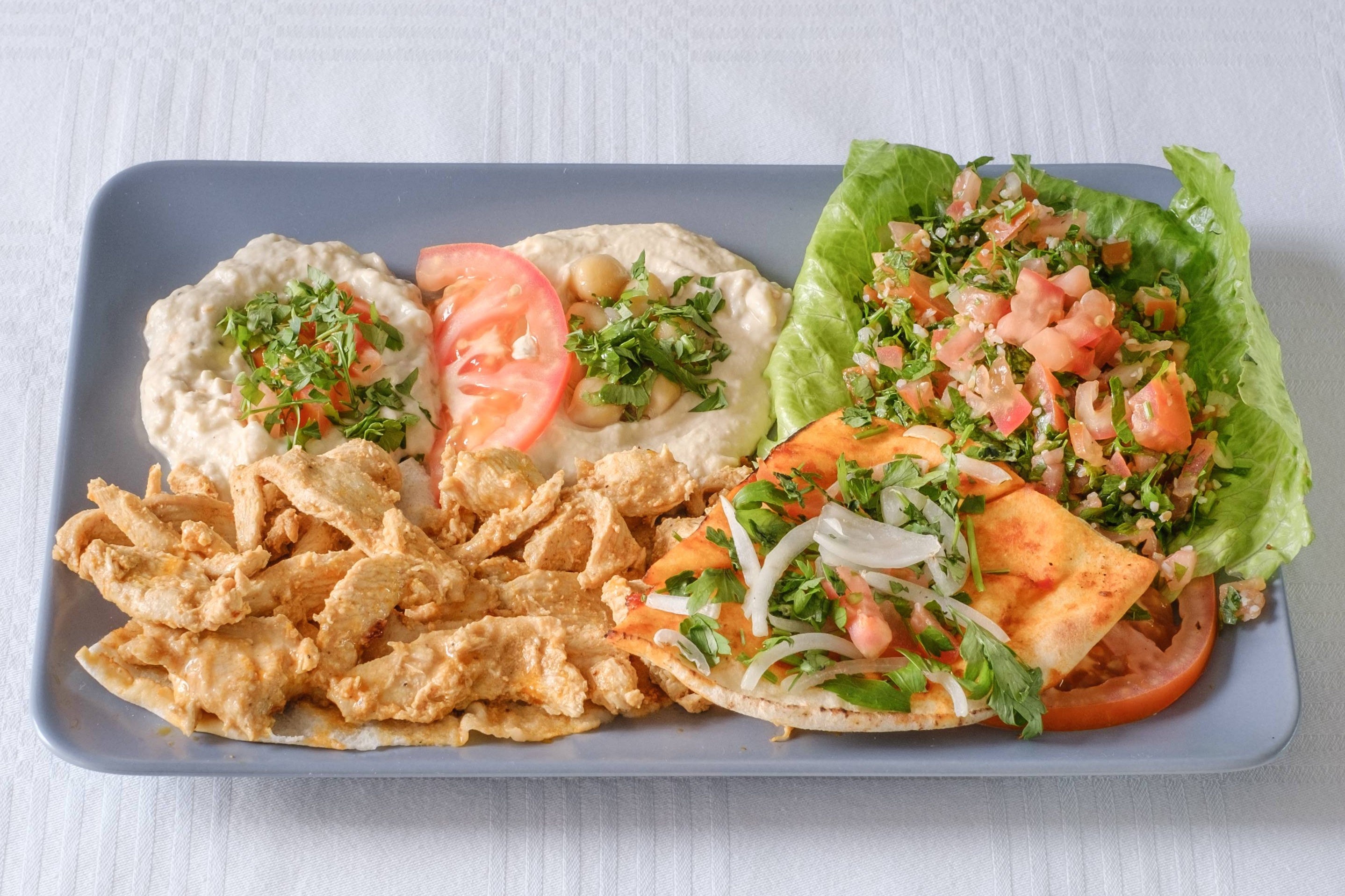 Assiette shawarma poulet