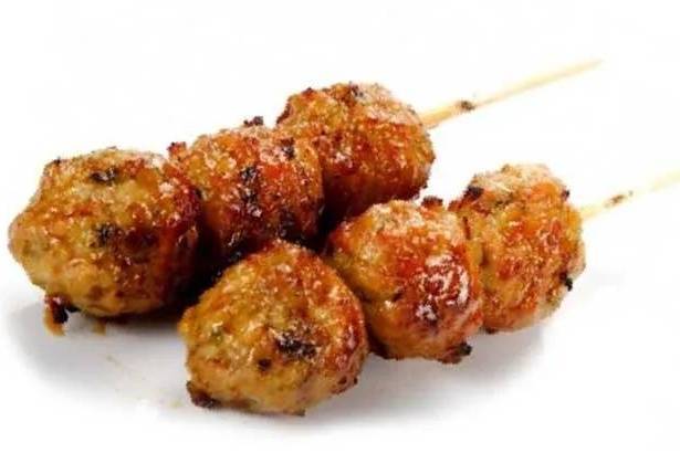 Brochette boulettes de poulet