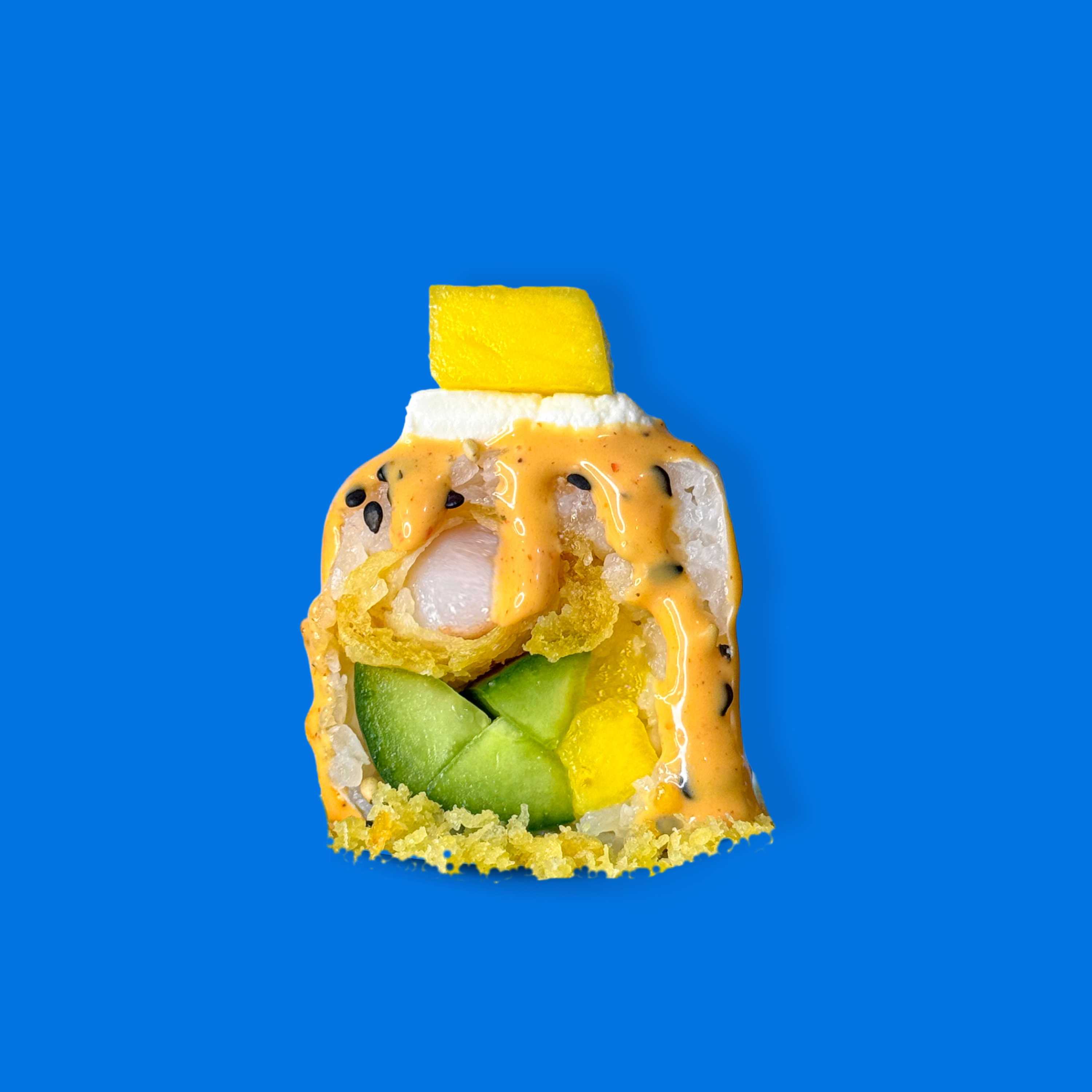 (6 pieces) Mango Shrimp Maki