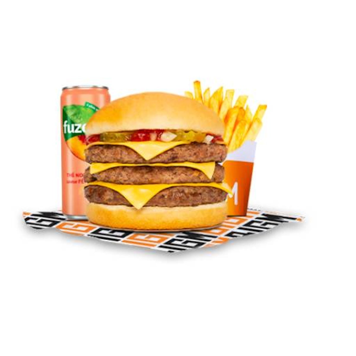Menu Triple CheeseBurger