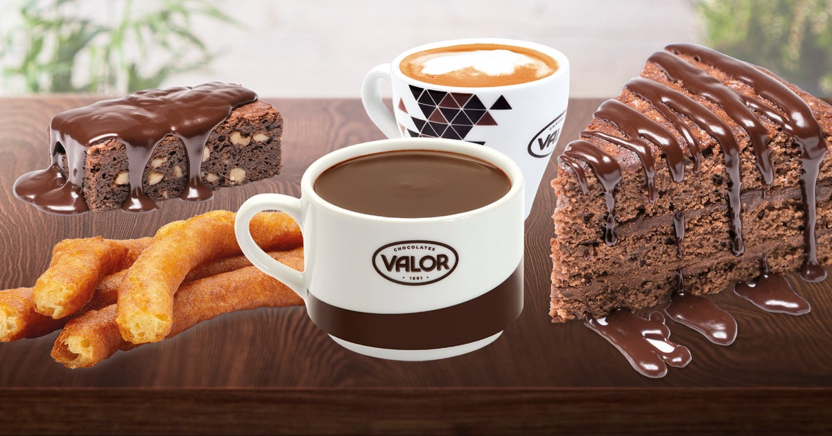 Chocolatería Valor entrega desde Playa San Juan Alicante Pide comida