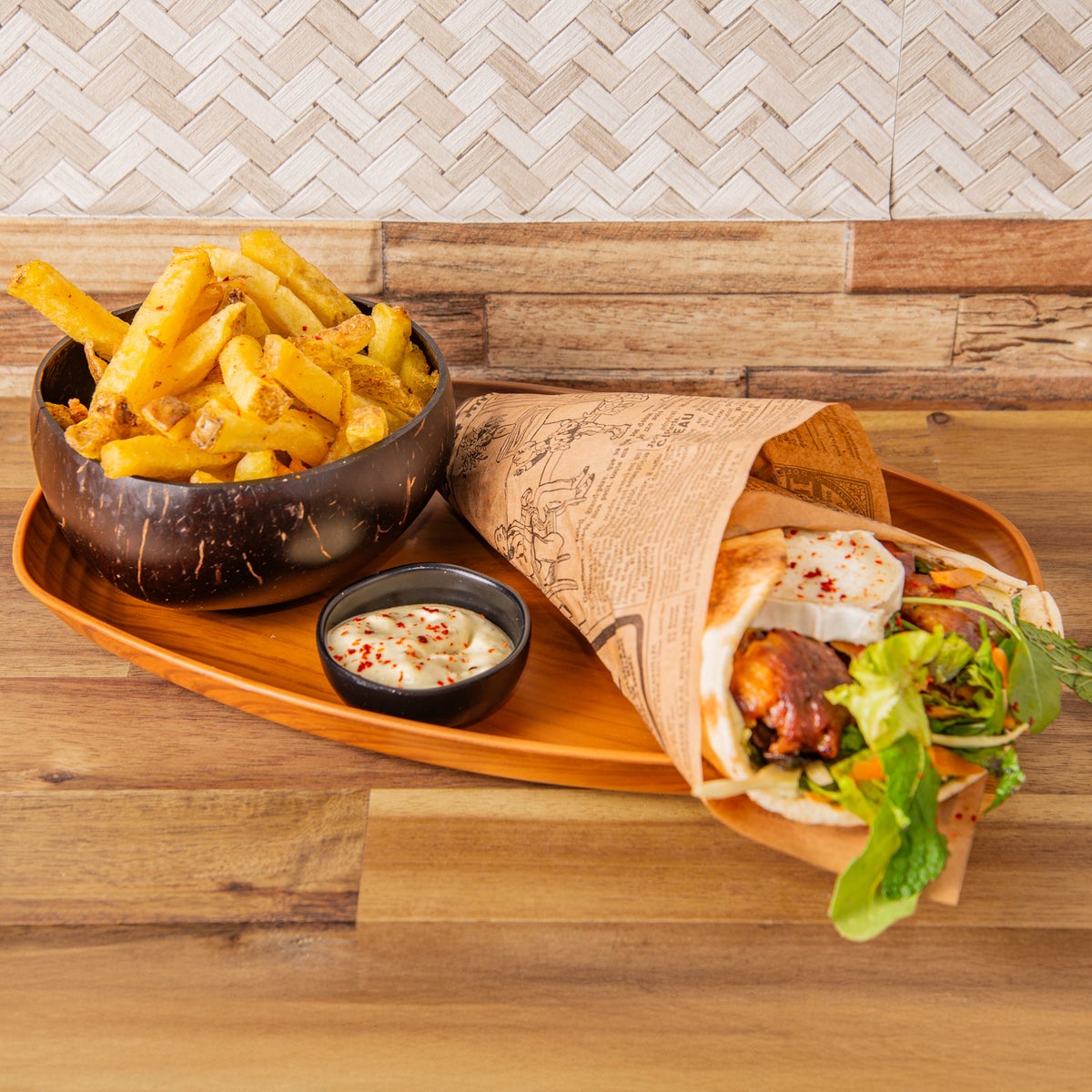Menu Chèvre Miel — Süper Berlines Kebab