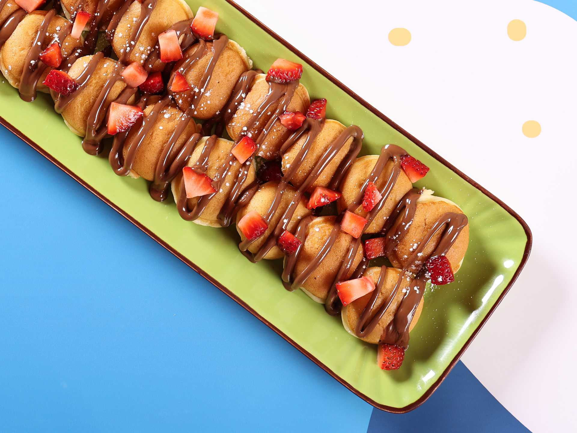 Itsy Bitsy Belgian Chocolate Mini Pancakes