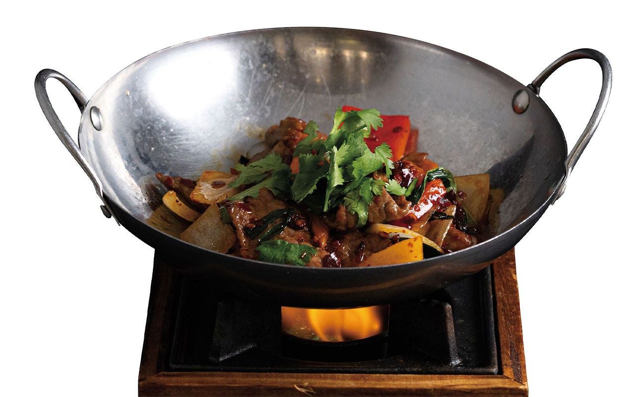 86. Carne con scodella di fuoco