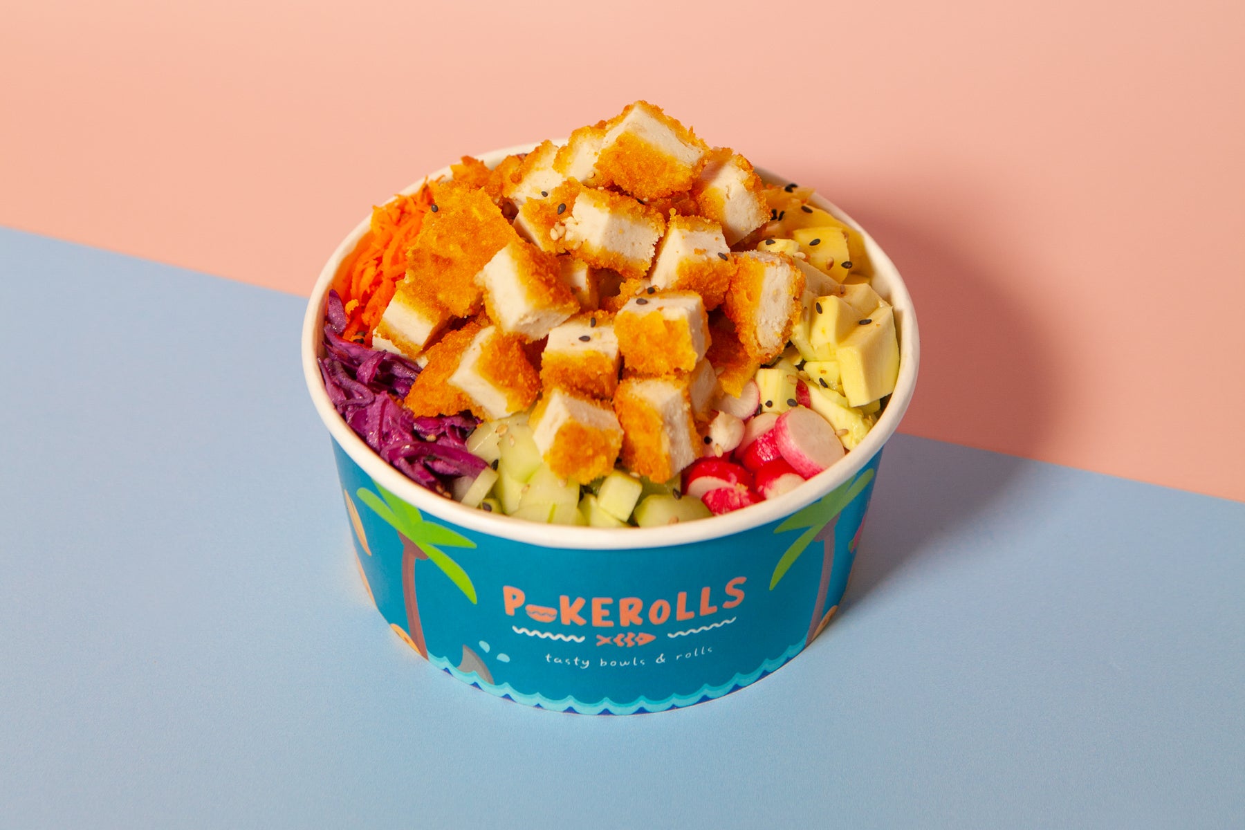 Small Poké Poulet Pané