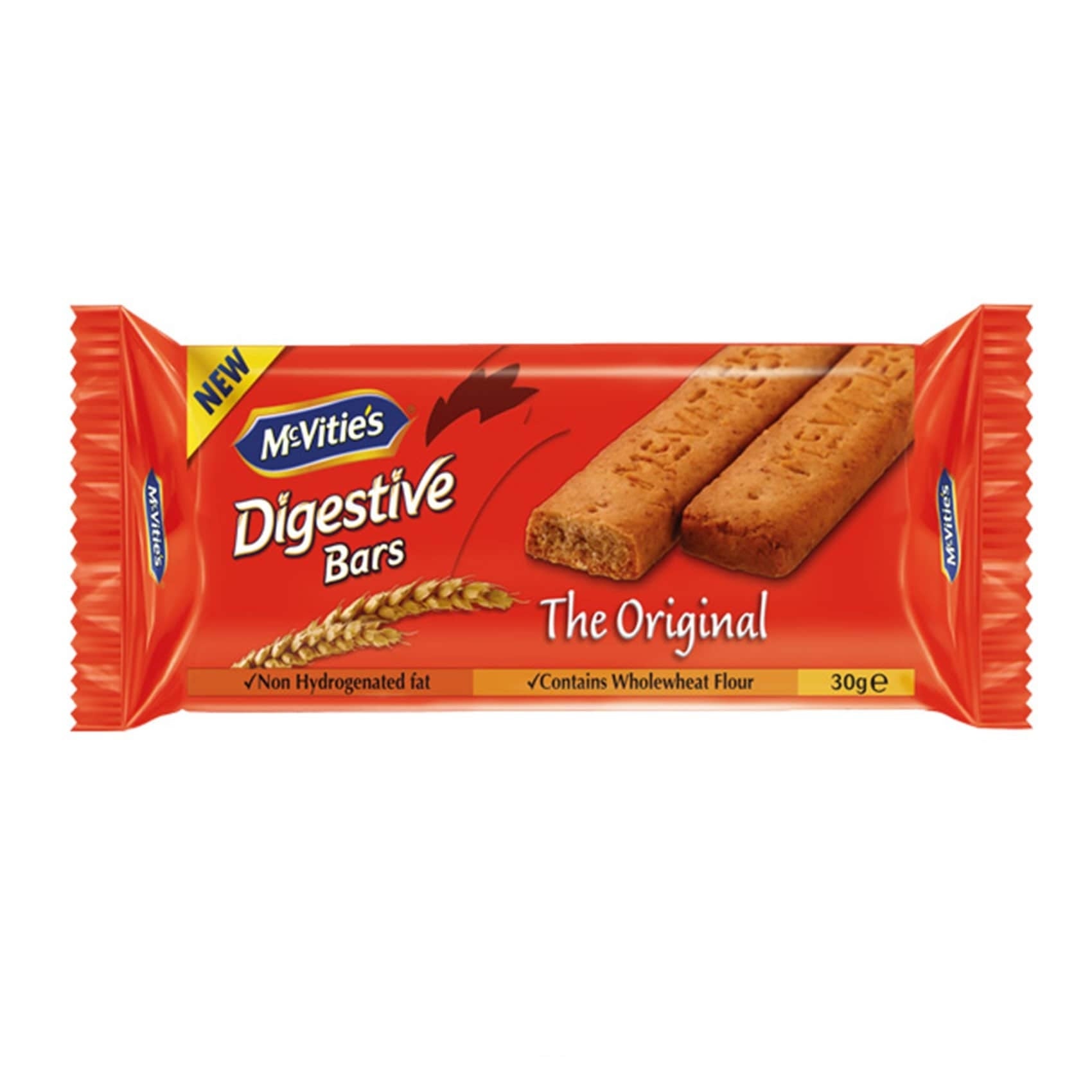 Mcvities Digestive Bars Original 30g